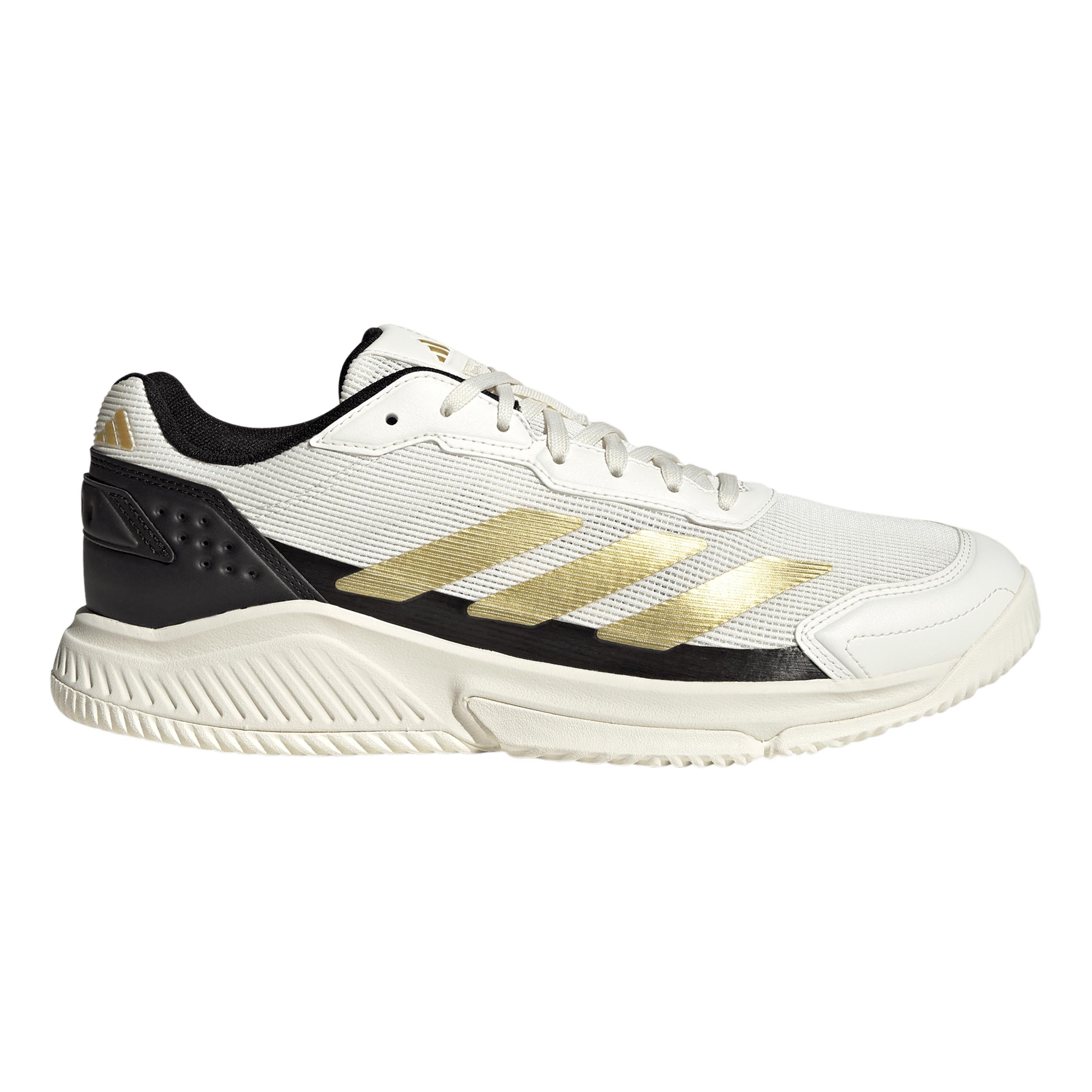 adidas Courtquick Zapatilla de pádel Hombres - blanco roto, dorado