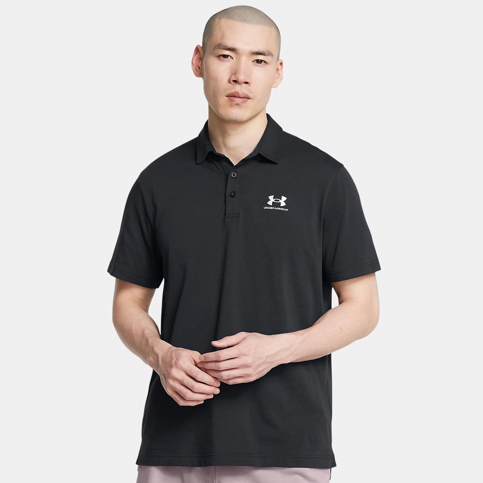 Under Armour Icon Polo Hombres - negro, blanco