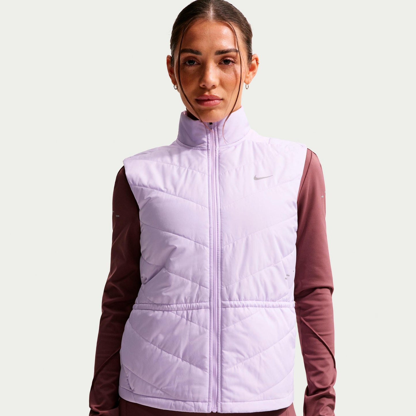 Nike Swift Chalecos para correr Mujeres - lila, plateado