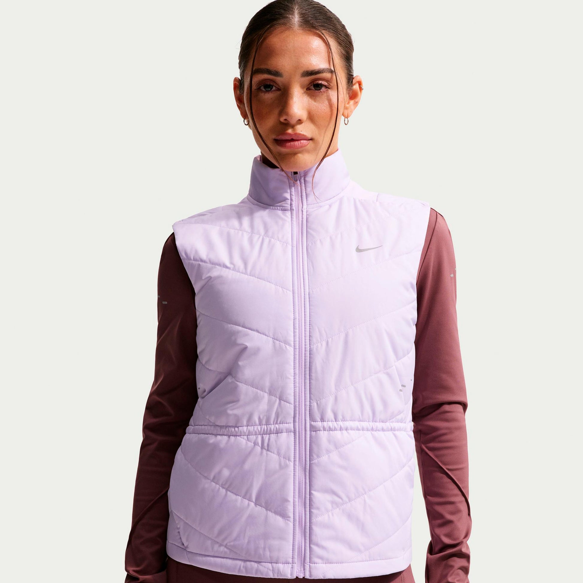 Nike Swift Chalecos para correr Mujeres - lila, plateado