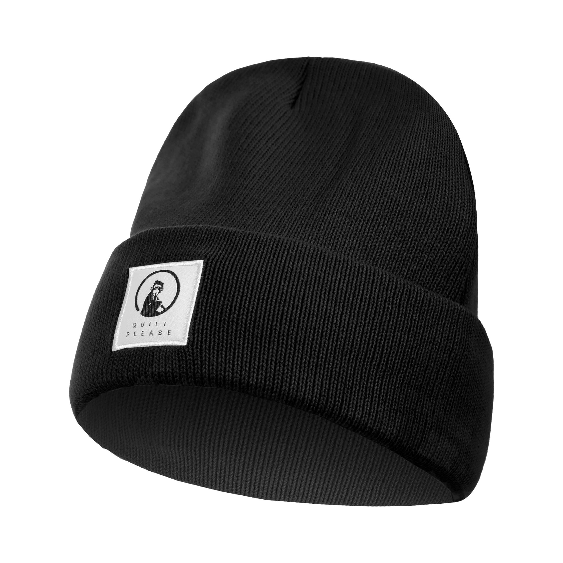 Quiet Please Get Warm Gorro Unisex-negro