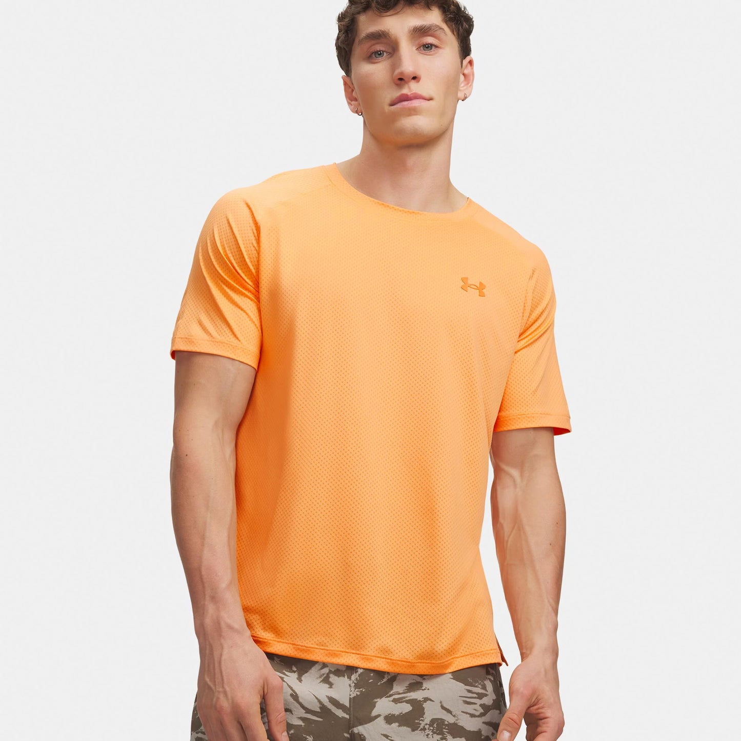 Under Armour Explor Trail Run Graphic  Camiseta de running Hombres-naranja, negro