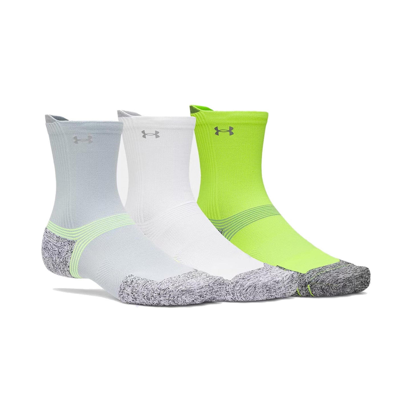 Under Armour Velociti Run Cush Crew 3pack Calcetines para correr Unisex - multicolor