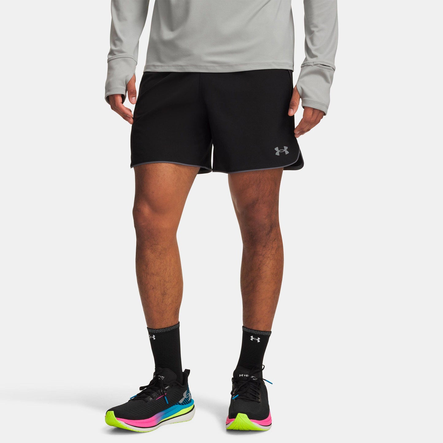 Under Armour Velociti Pro 7in  Pantalones cortos Hombres-negro, plateado