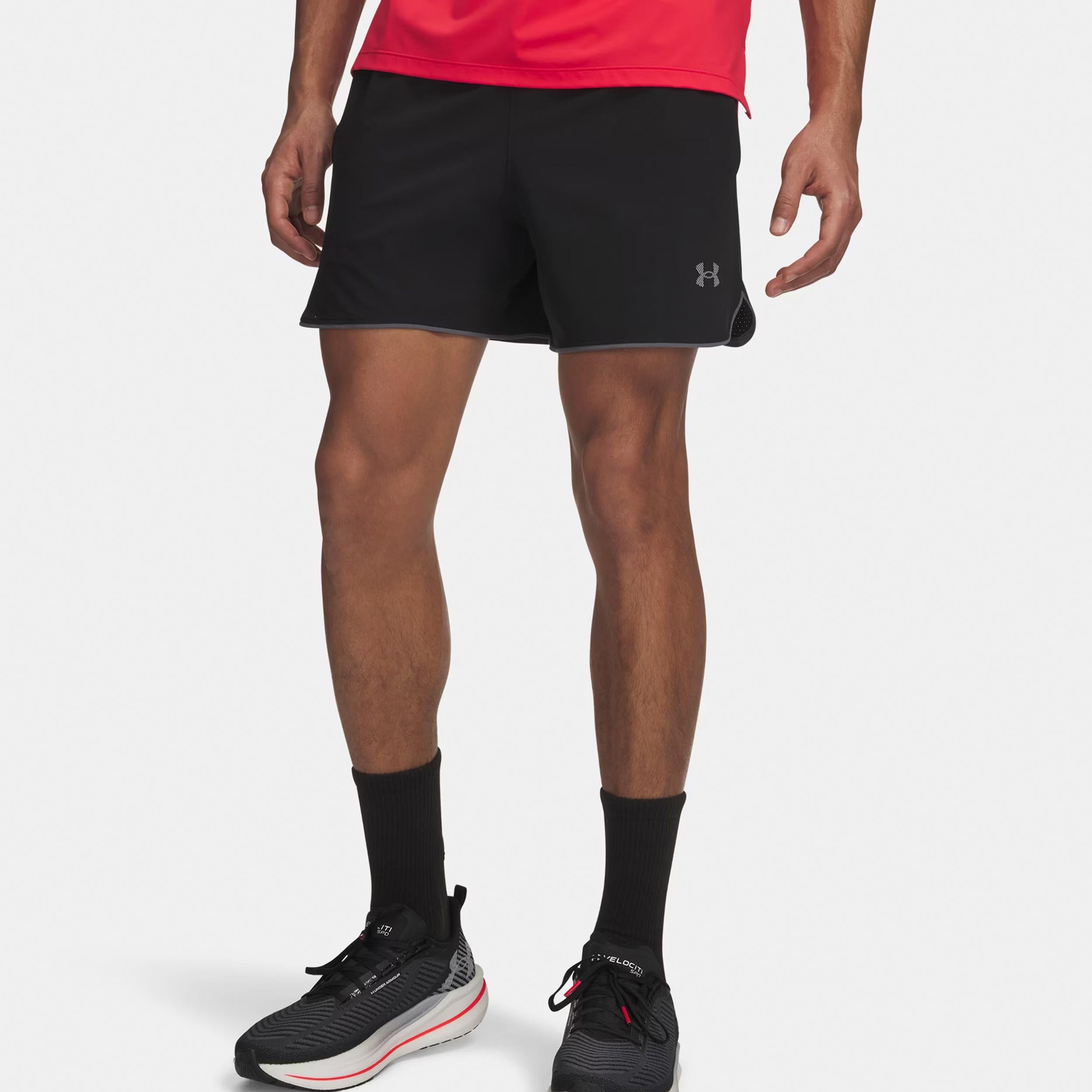 Under Armour Velociti Pro Vent 5in  Pantalones cortos Hombres - negro, plateado