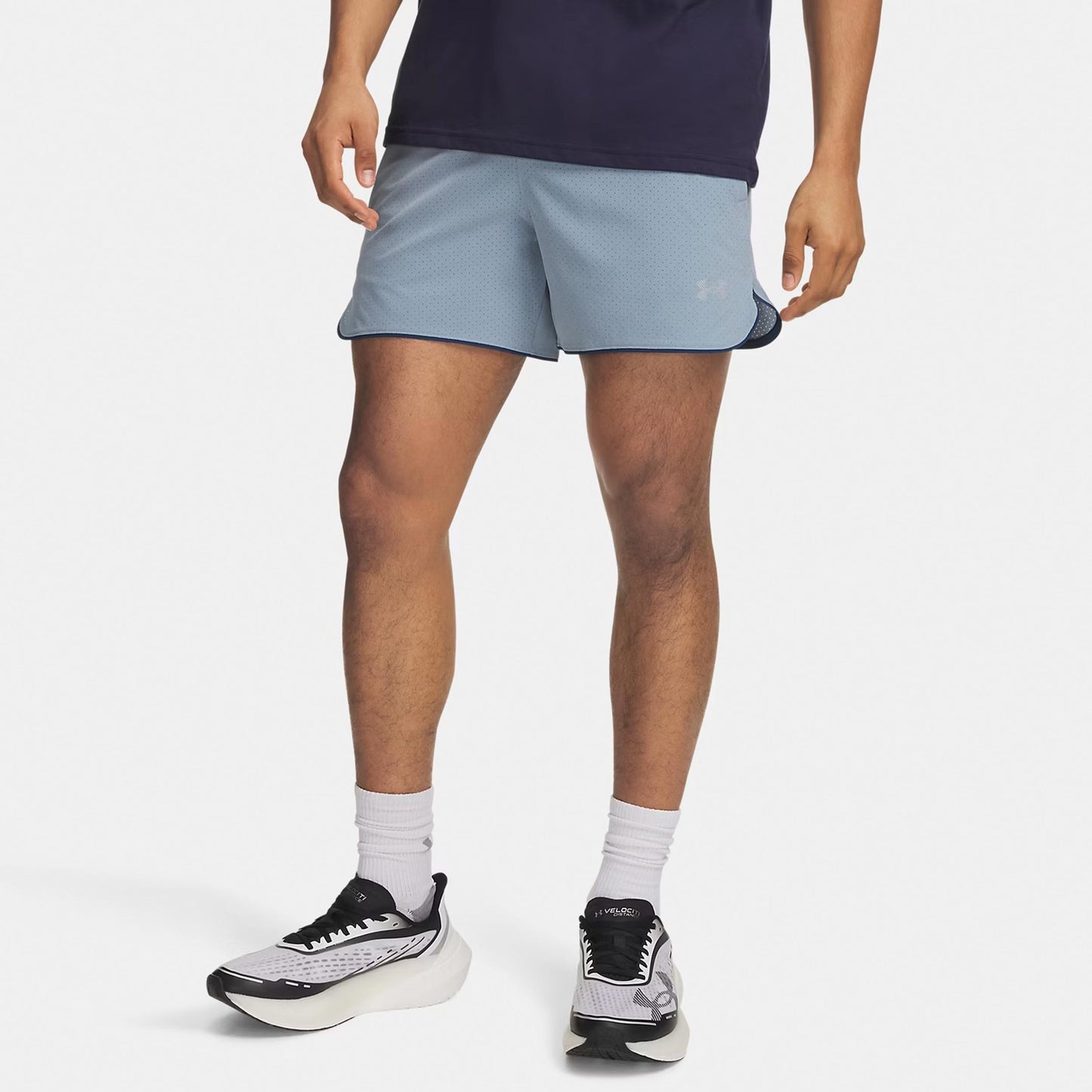 Under Armour Velociti Pro Vent 5in  Pantalones cortos Hombres - azul-gris
