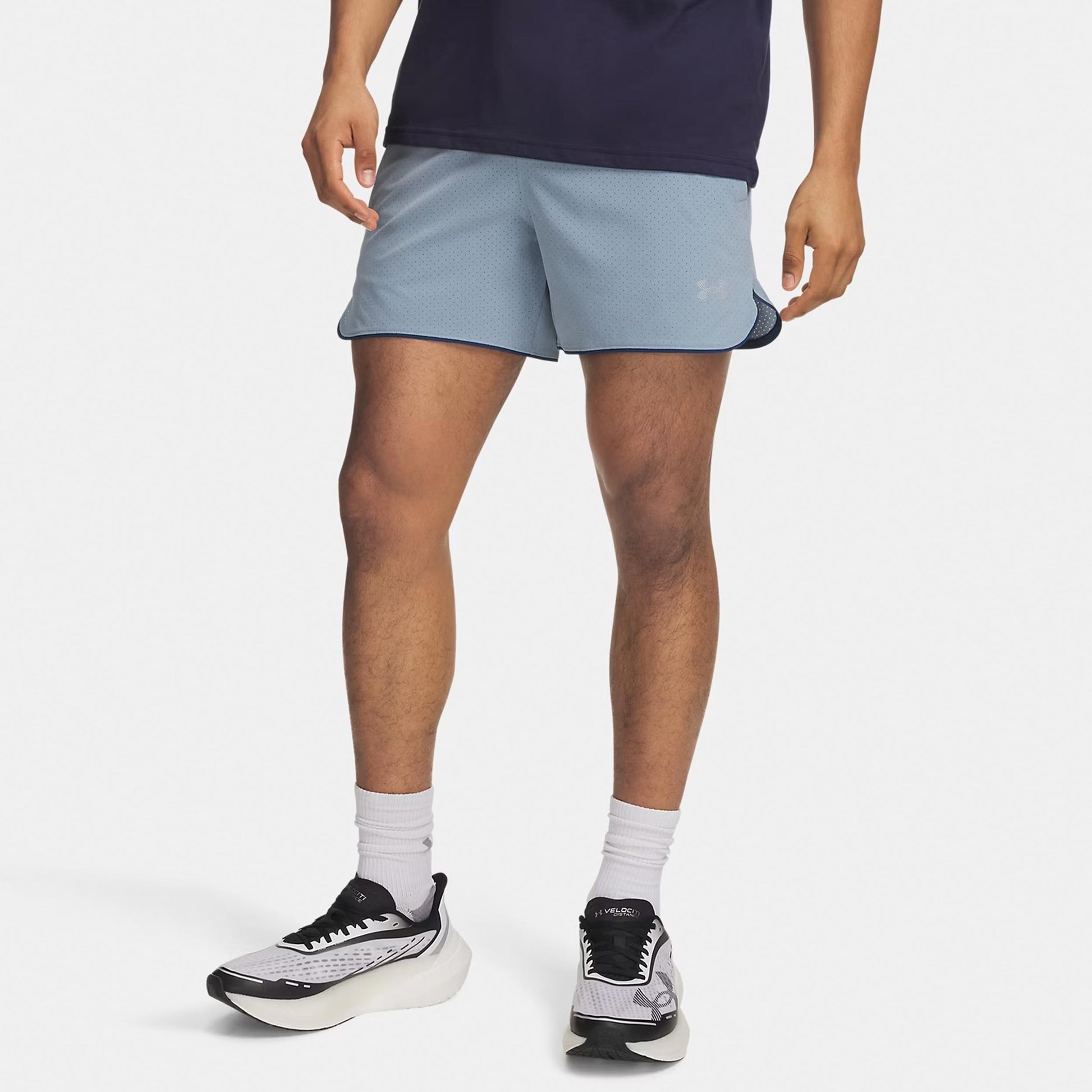 Under Armour Velociti Pro Vent 5in  Pantalones cortos Hombres - azul-gris