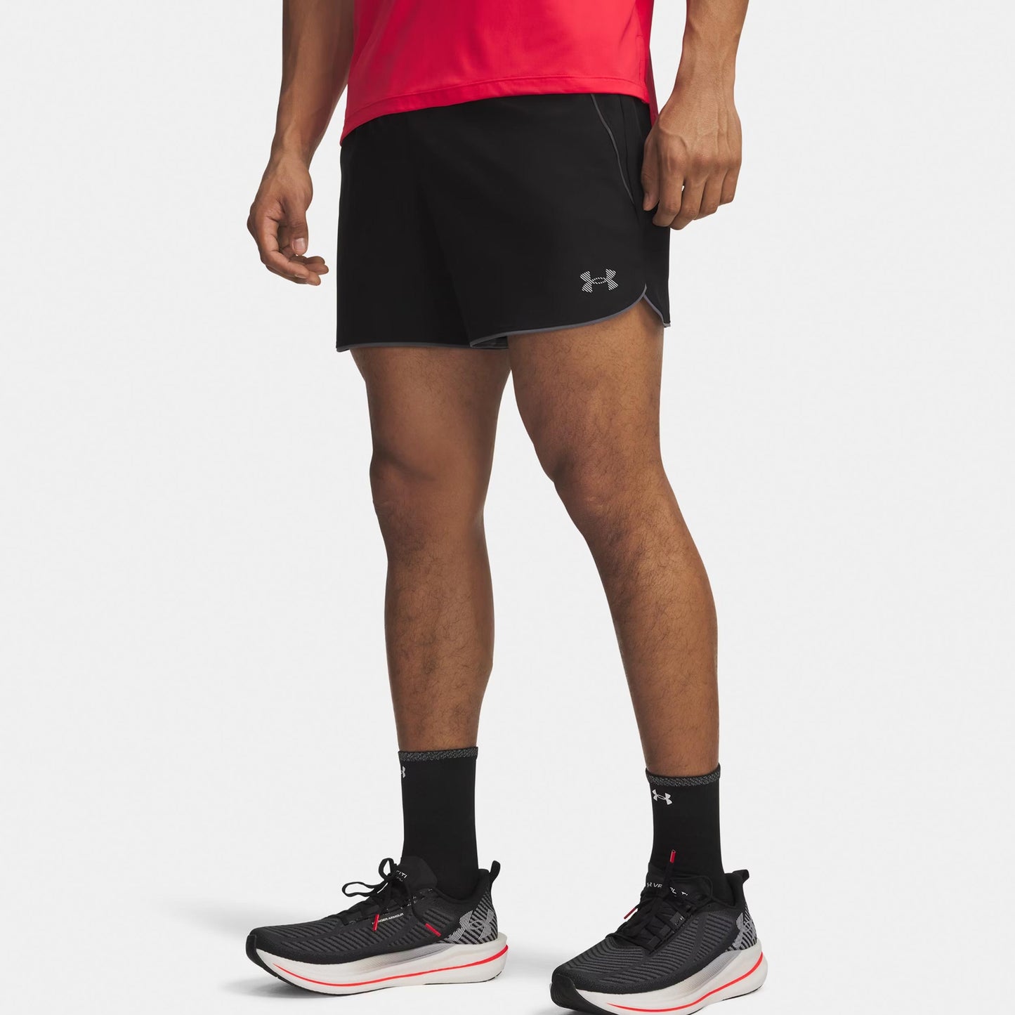 Under Armour Velociti Pro 5in  Pantalones cortos Hombres - negro, plateado