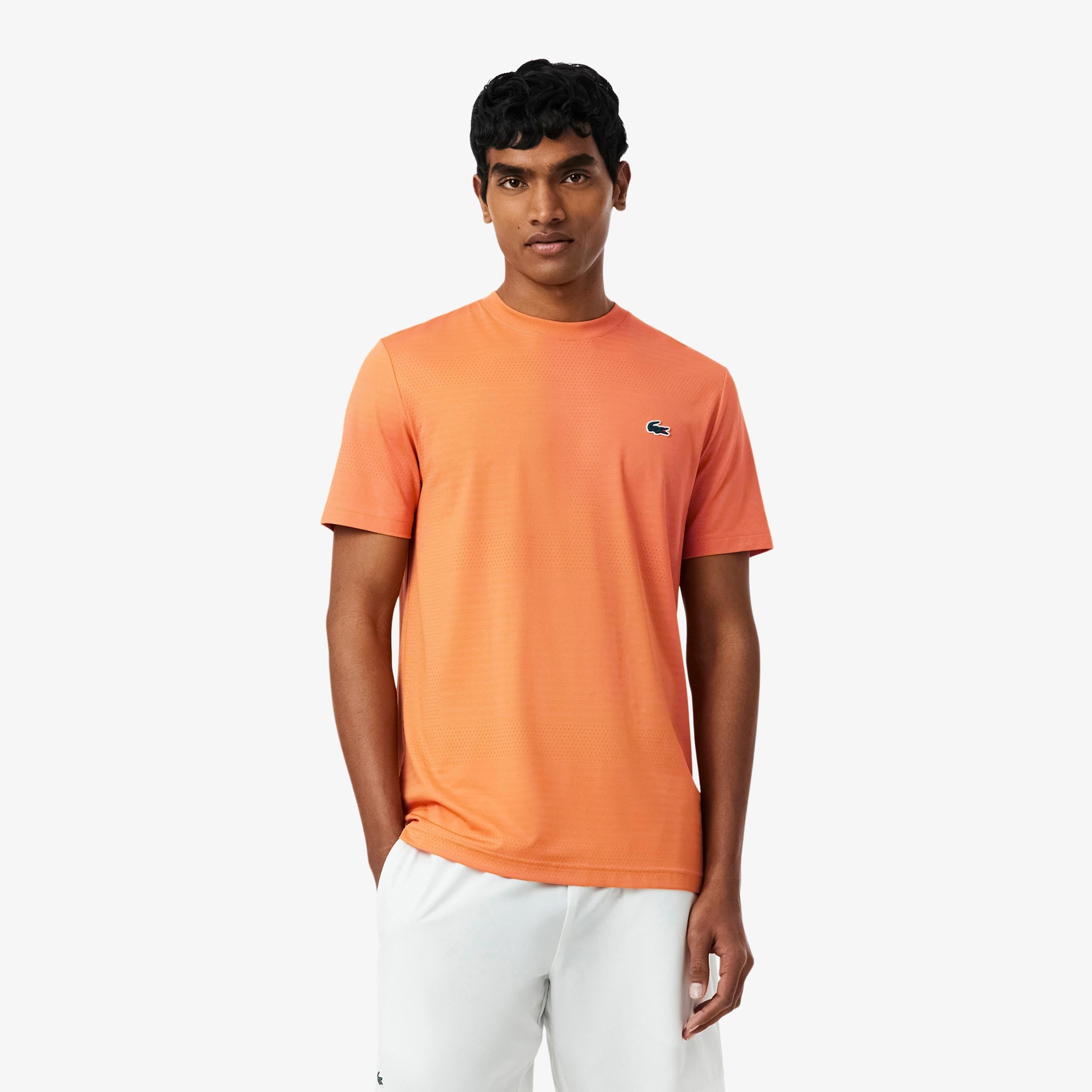 Lacoste Camiseta de manga corta Hombres - naranja