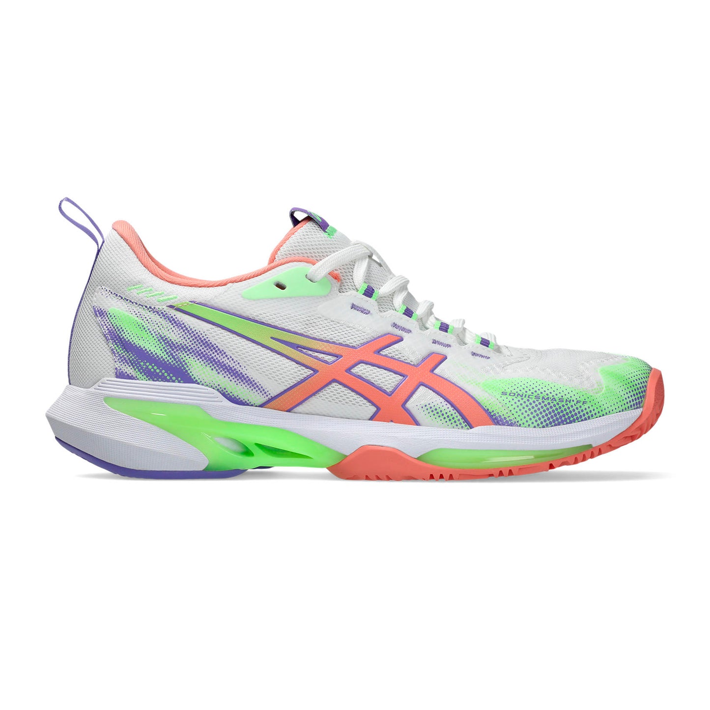 ASICS SONICSMASH FF Zapatilla de pádel Mujeres - blanco, verde neón