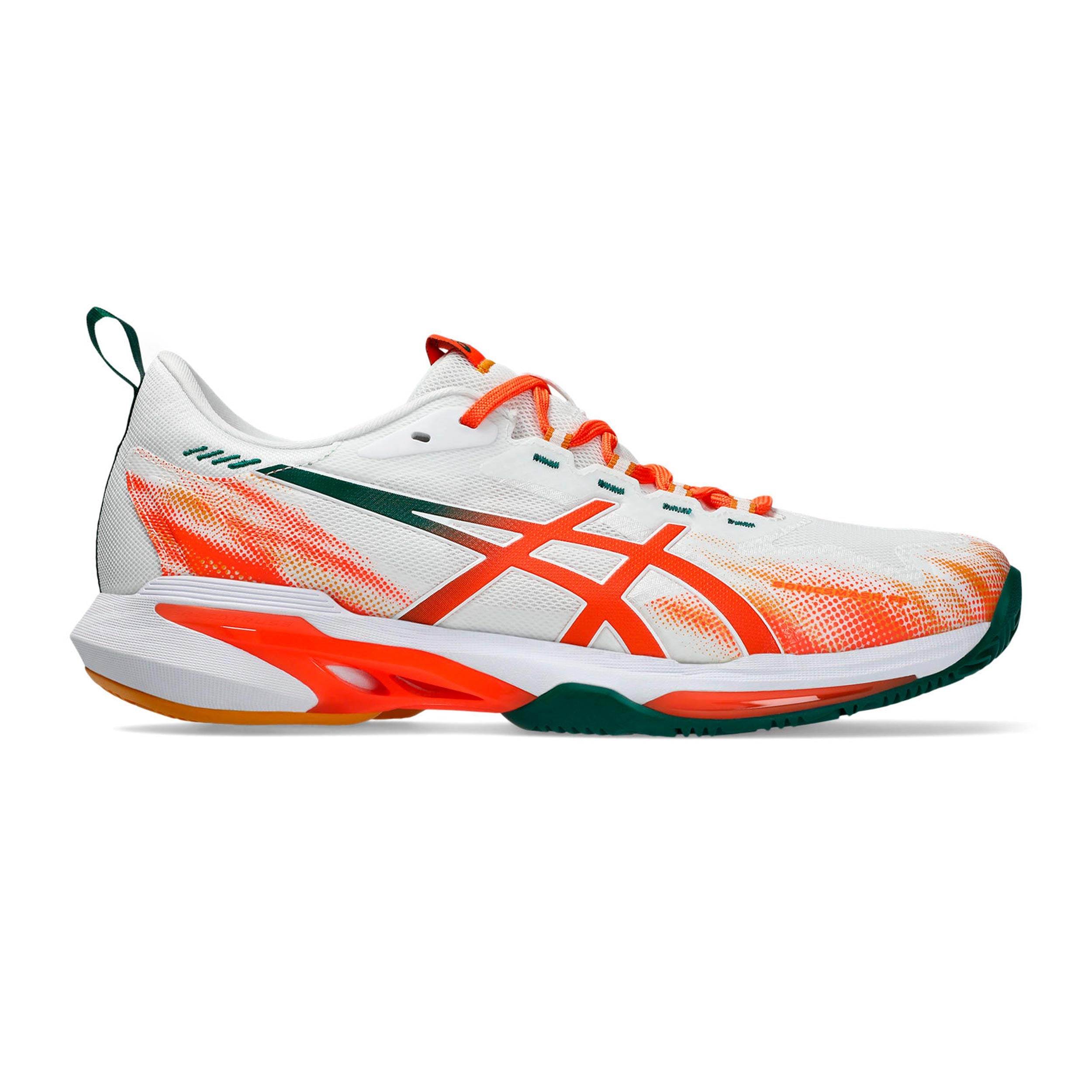 ASICS Sonicsmash FF Zapatilla de pádel Hombres - blanco, naranja neón