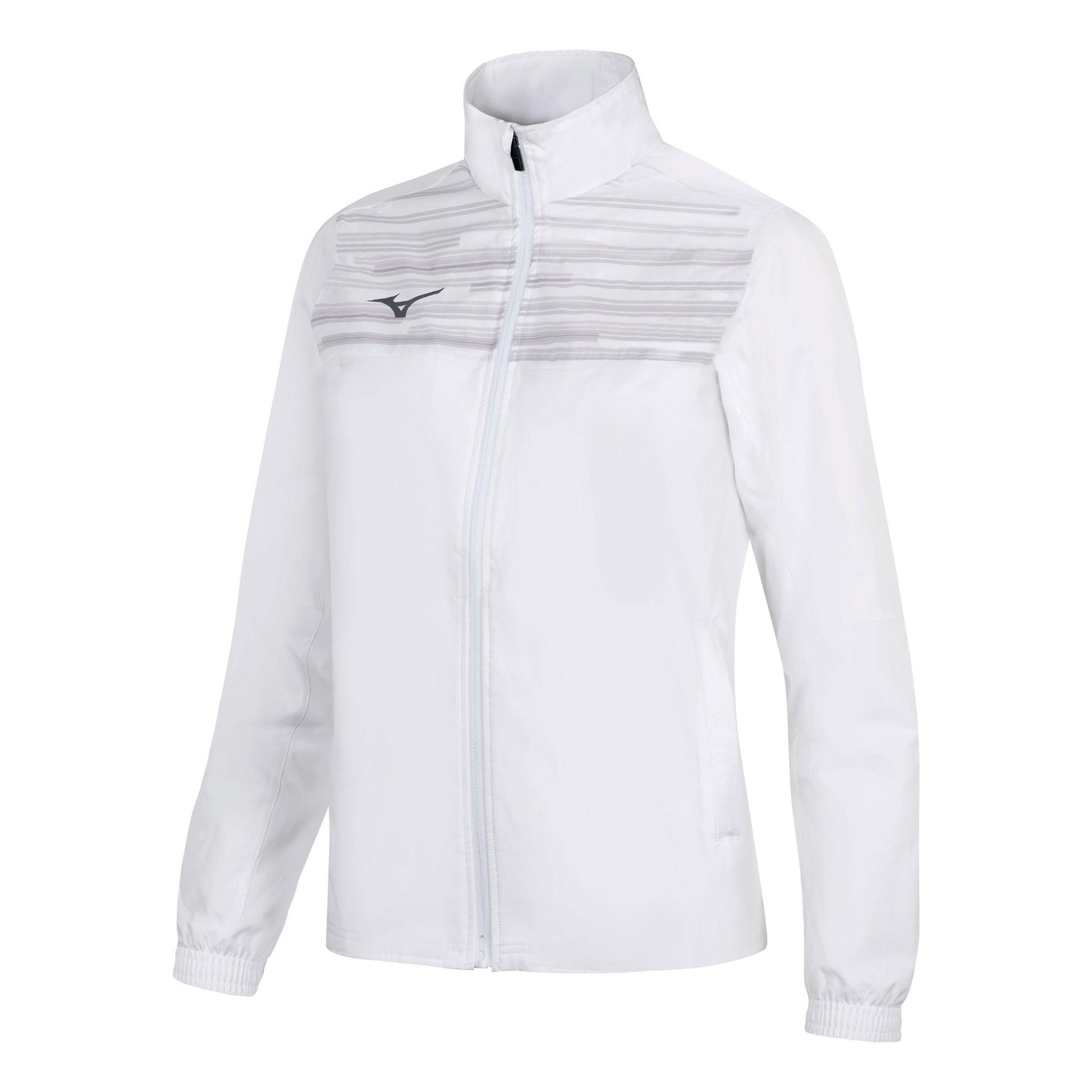 Mizuno Team Chiba Micro Chaqueta de entrenamiento Mujeres-blanco