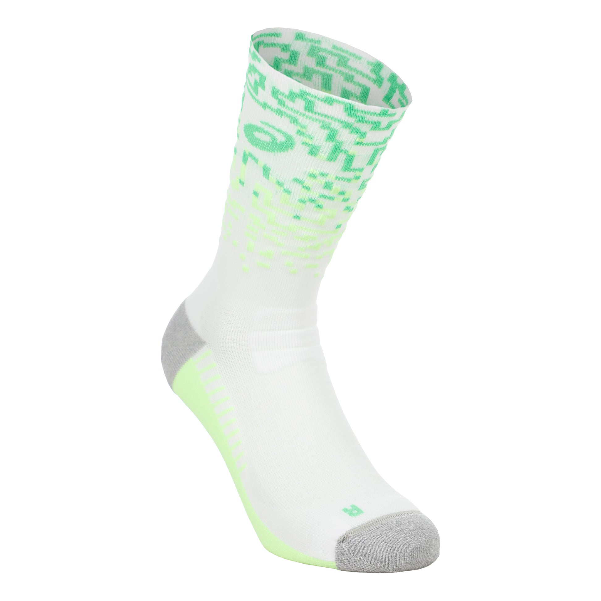 ASICS Performance Crew  Calcetines para correr Unisex - blanco, verde claro