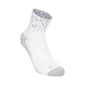 Performance Run Quarter Calcetines para correr Unisex-blanco, lila