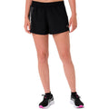 Metarun Split Pantalones cortos Mujeres-negro