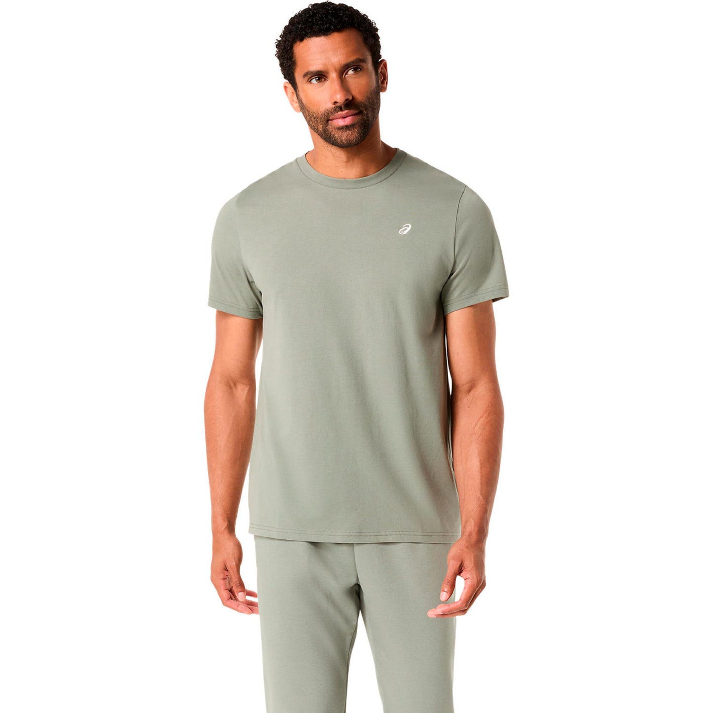 ASICS Spiral Embroidery Camiseta de running Hombres-verde