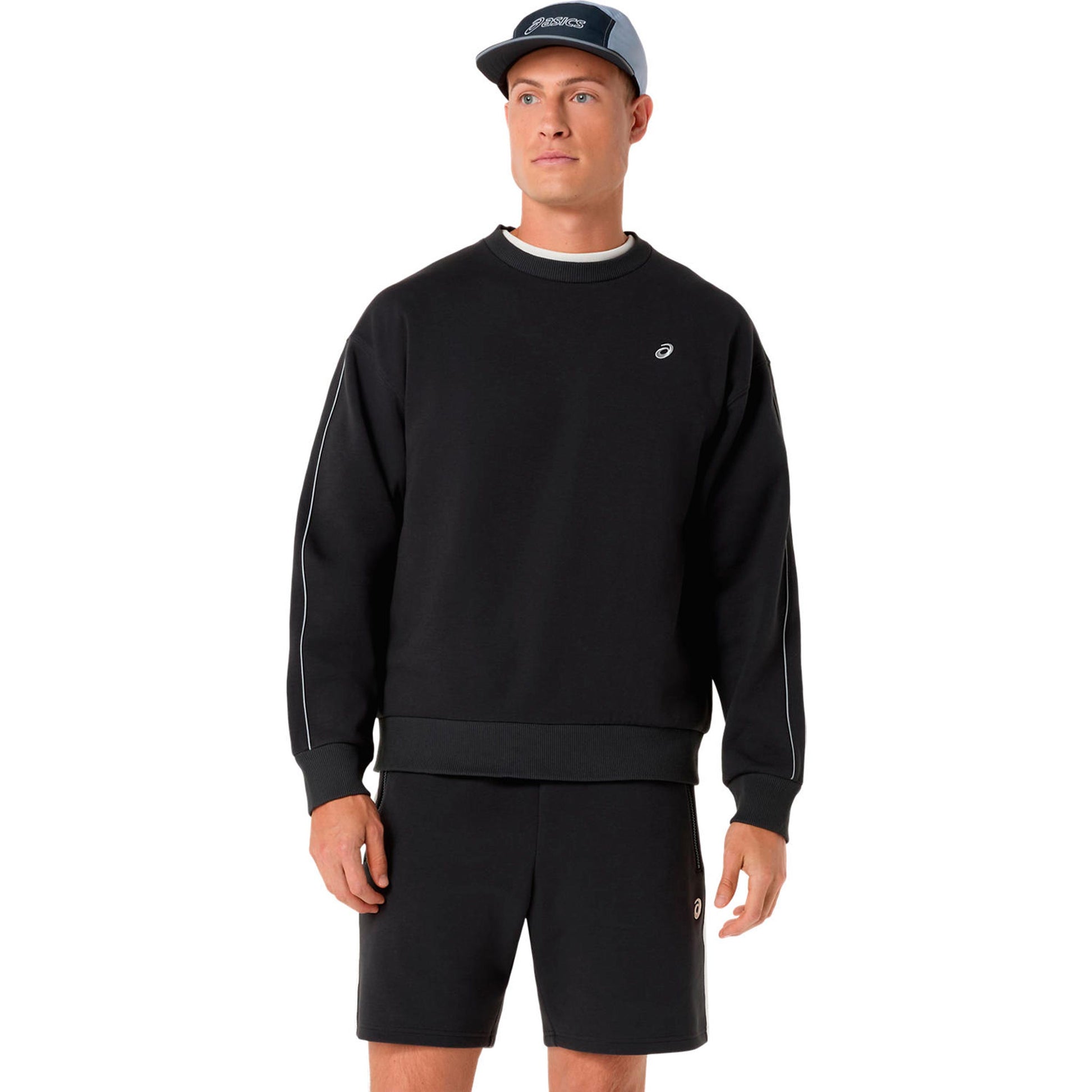 ASICS Track Club Heritage Sudadera Unisex - negro