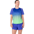 Road Fade Camiseta de running Mujeres-azul, verde