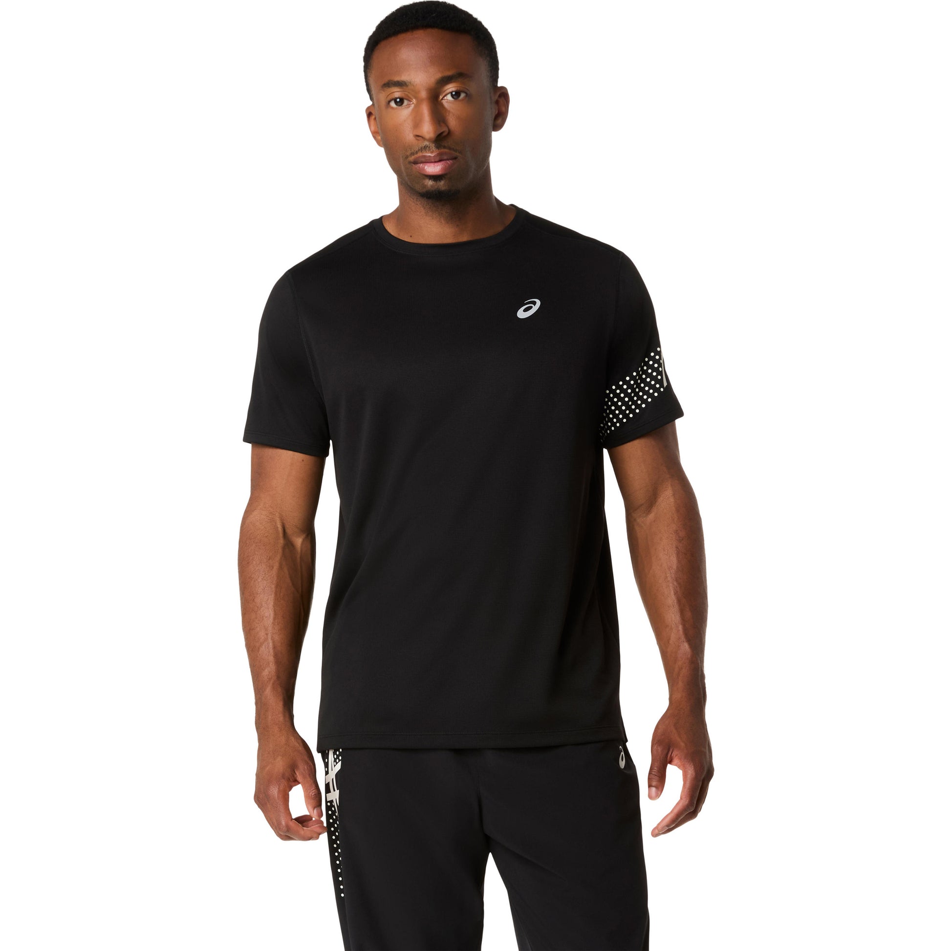ASICS Icon  Camiseta de running Hombres - negro, crema