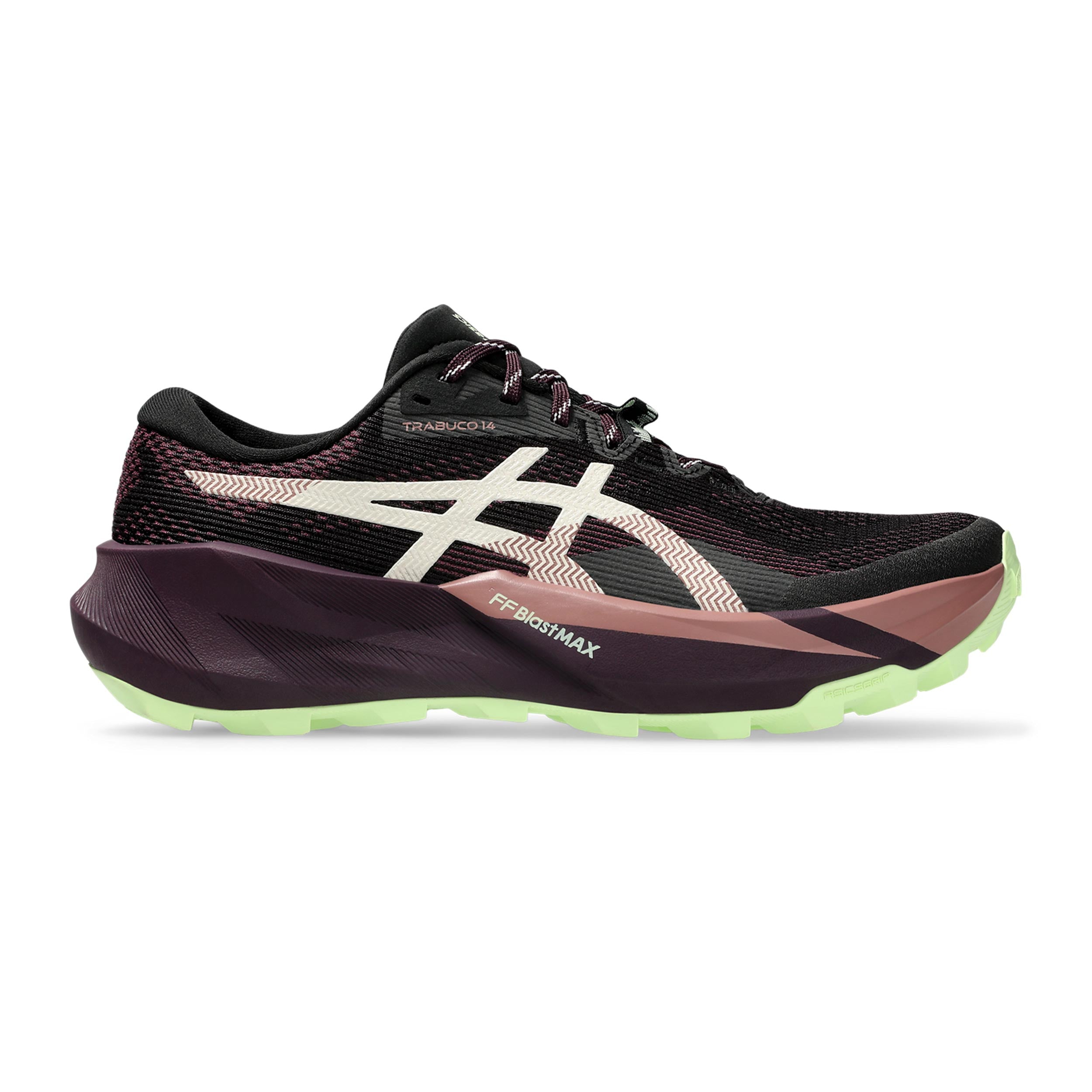 ASICS TRABUCO 14 Zapatilla trail Mujeres - negro, rojo vino