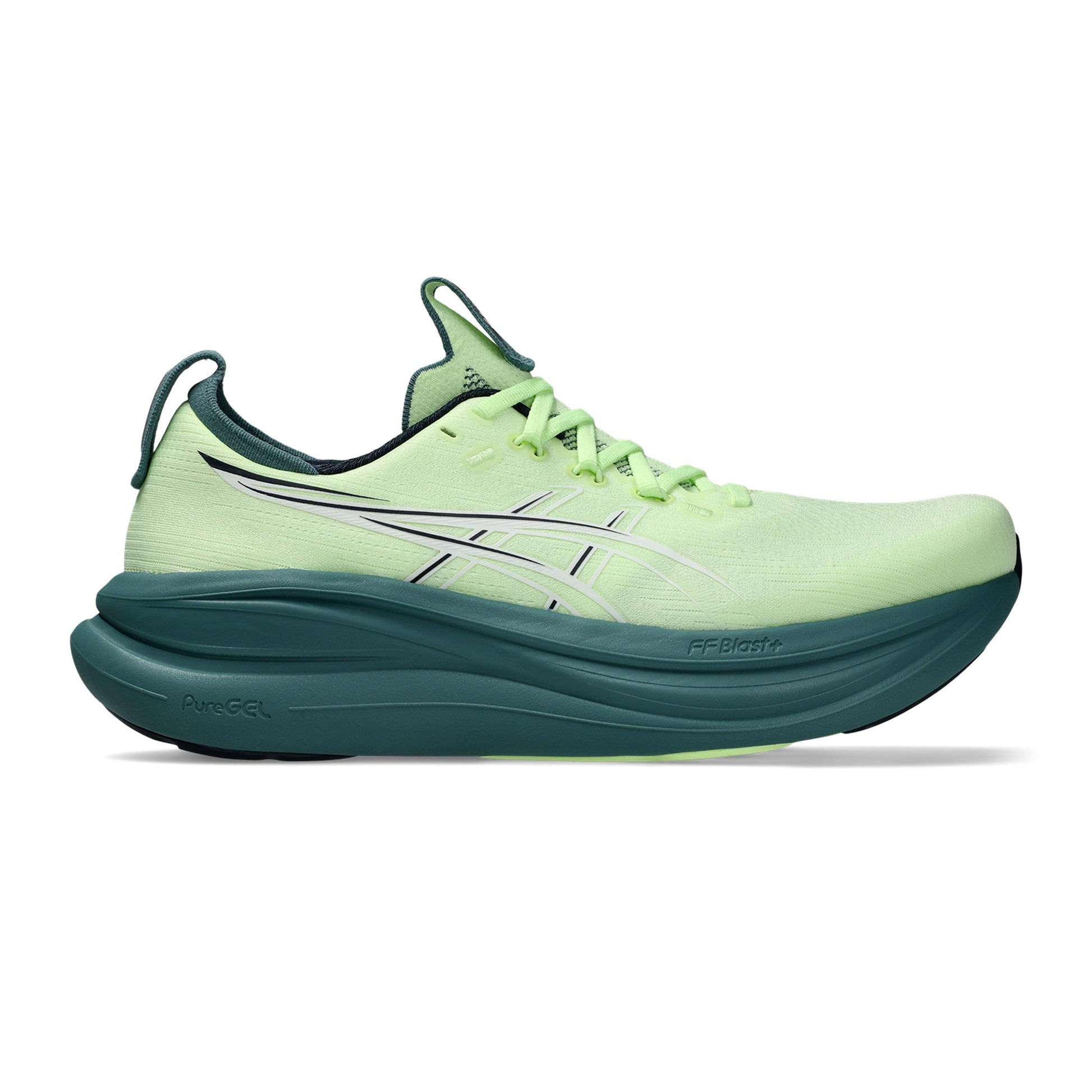 ASICS GEL-NIMBUS 28 Zapatilla neutral Hombres - amarillo neón, turquesa
