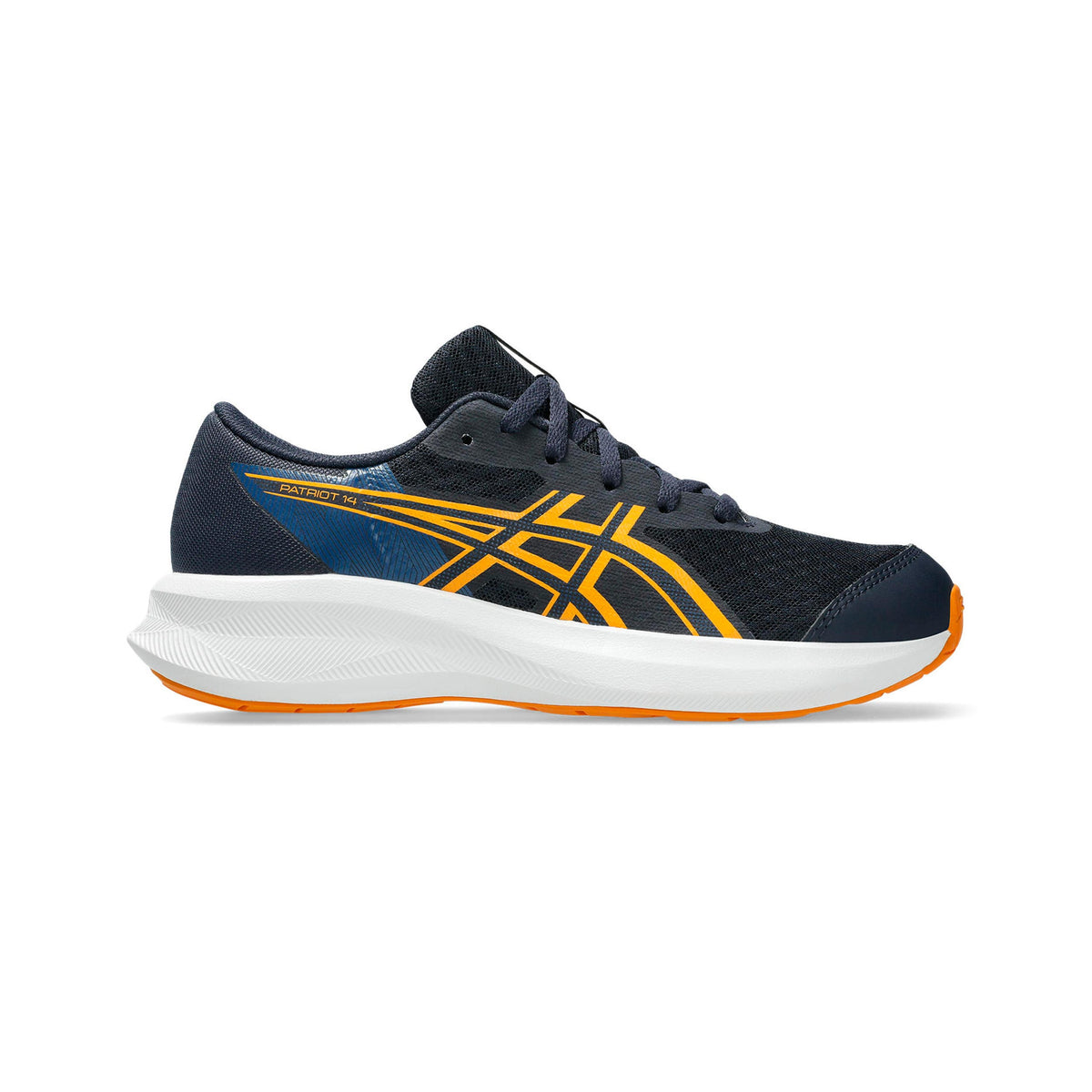 ASICS Patriot 14 GS Zapatilla neutral Niños - azul oscuro, amarillo