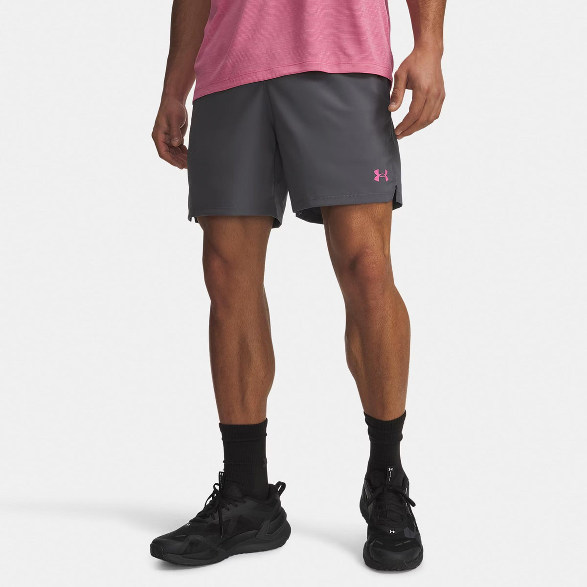 Under Armour Vanish Woven 2.0 6in Shorts Hombres - gris, rosa