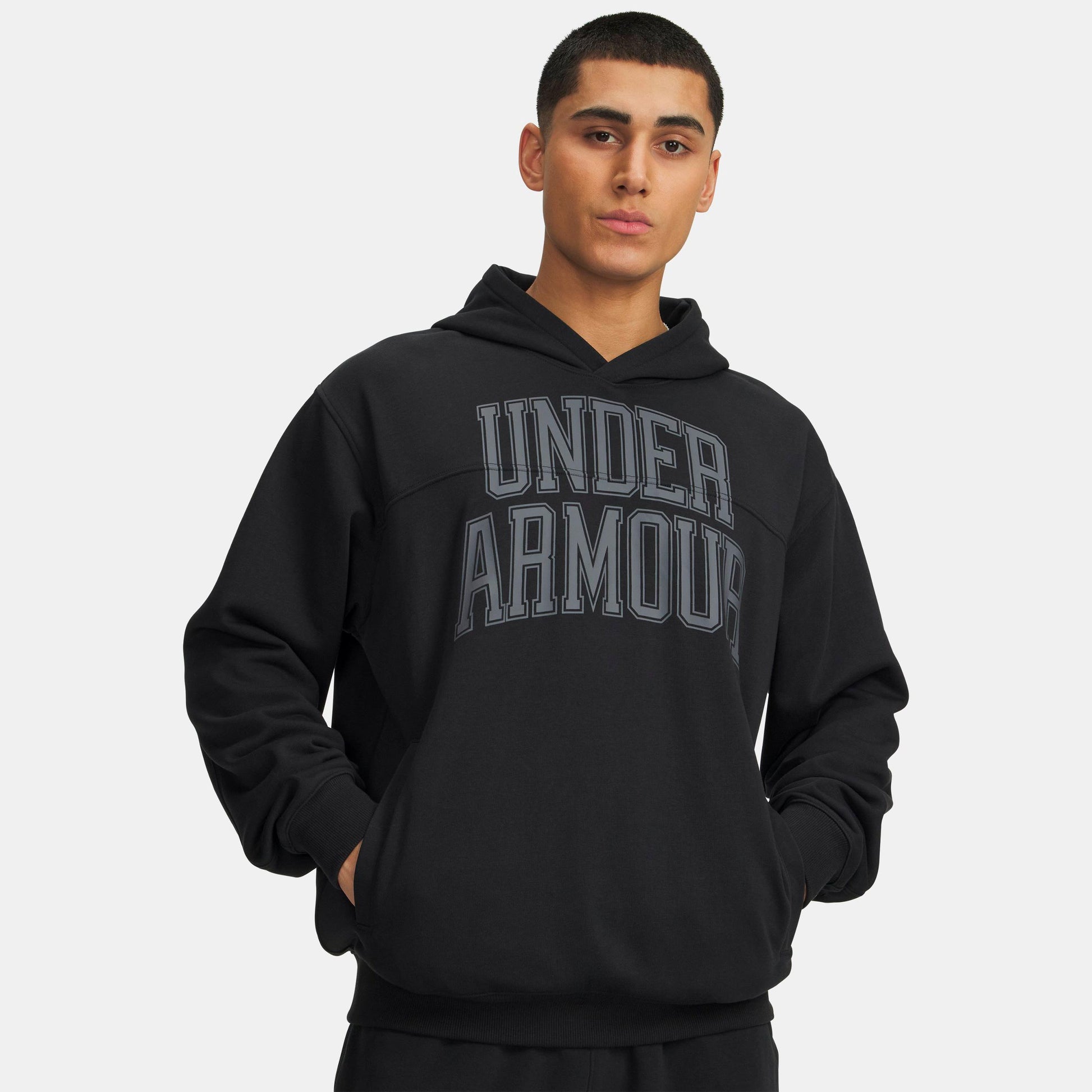 Under Armour Rival Graphic Sudadera con capucha Hombres-negro, negro
