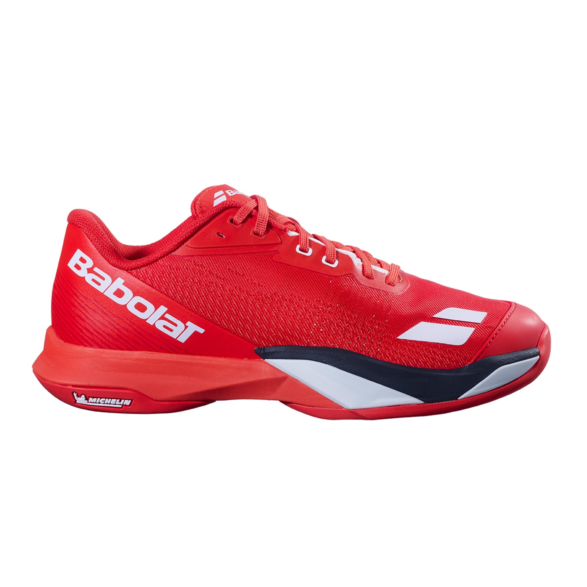 Babolat Jet Mach 4 Zapatilla todas las superficies Hombres - rojo, blanco