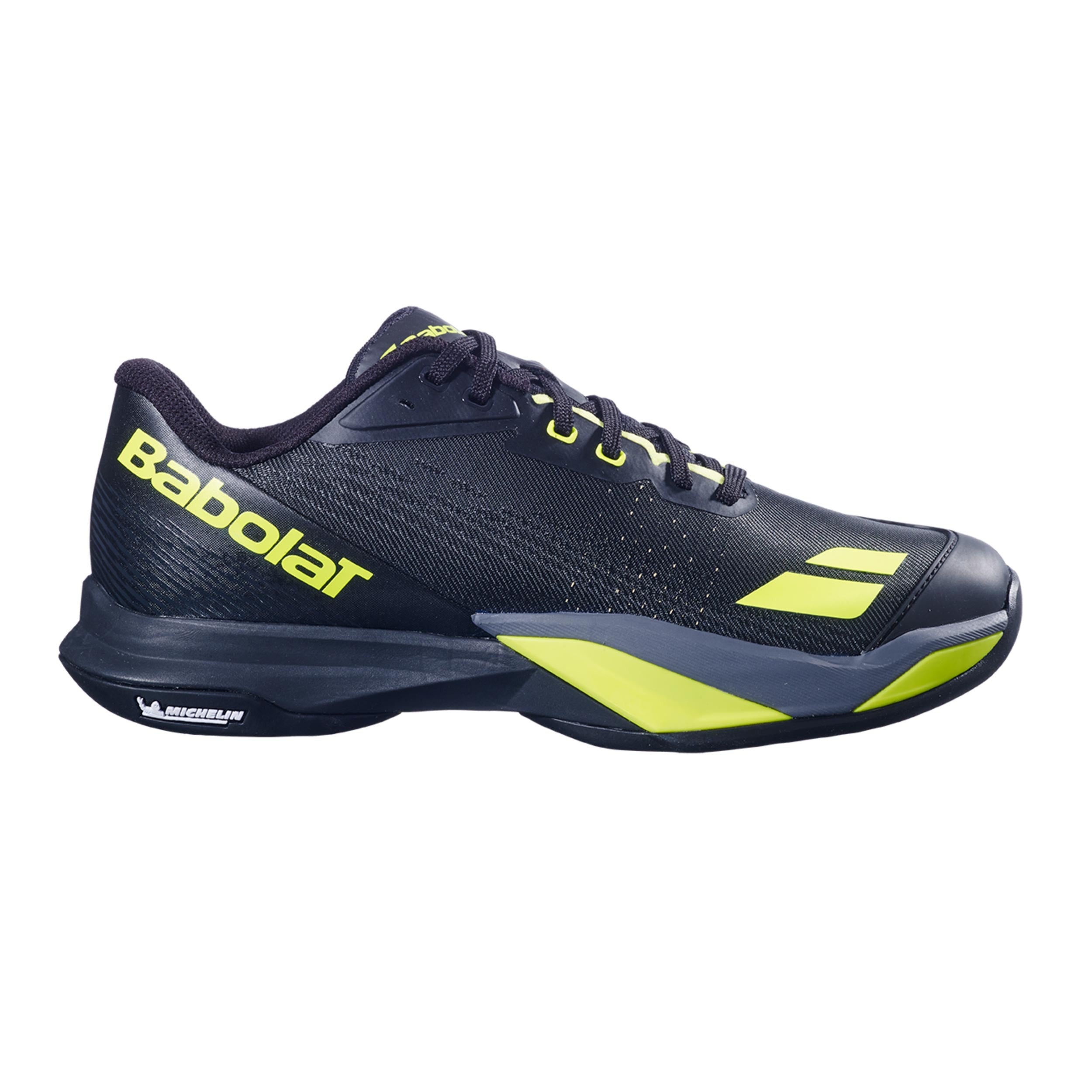 Babolat Jet Mach 4 Zapatilla todas las superficies Hombres - negro, amarillo neón