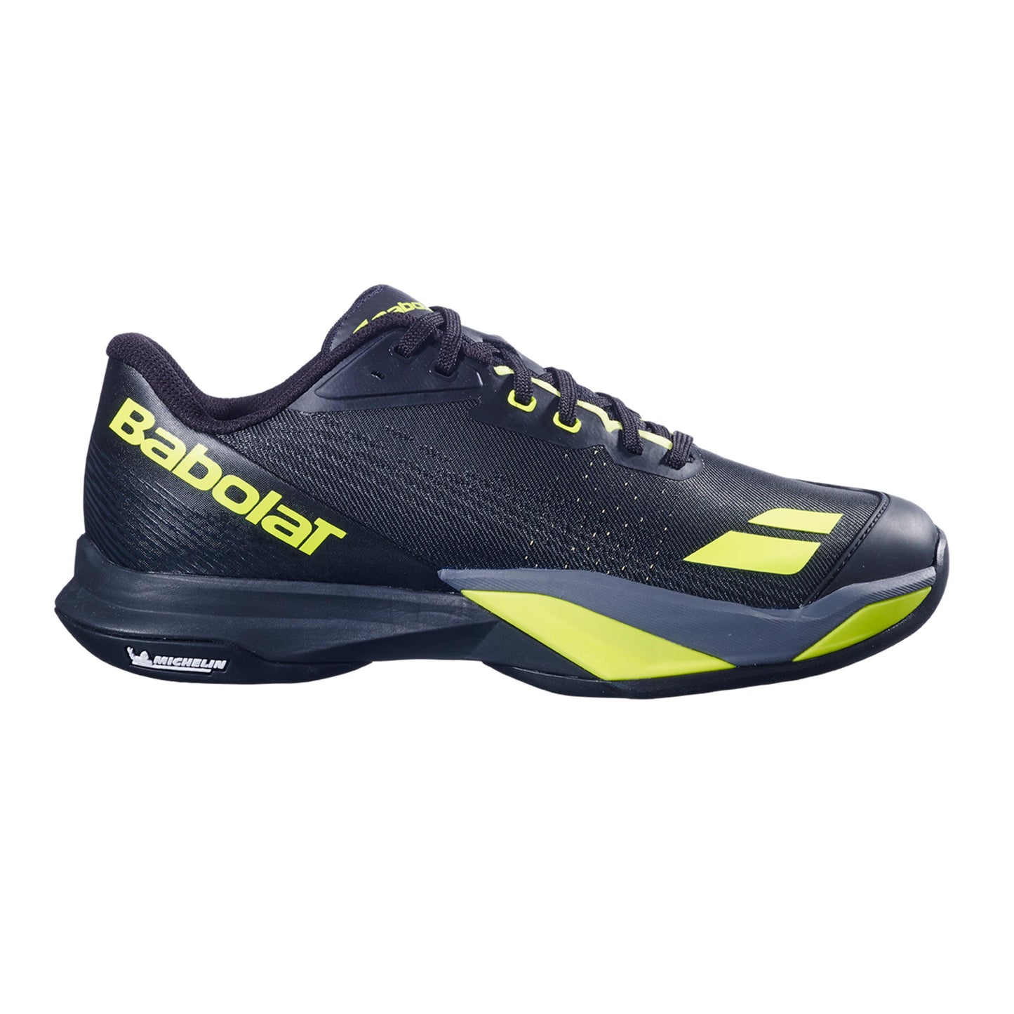 Babolat Jet Mach 4 Zapatilla todas las superficies Hombres - negro, amarillo neón