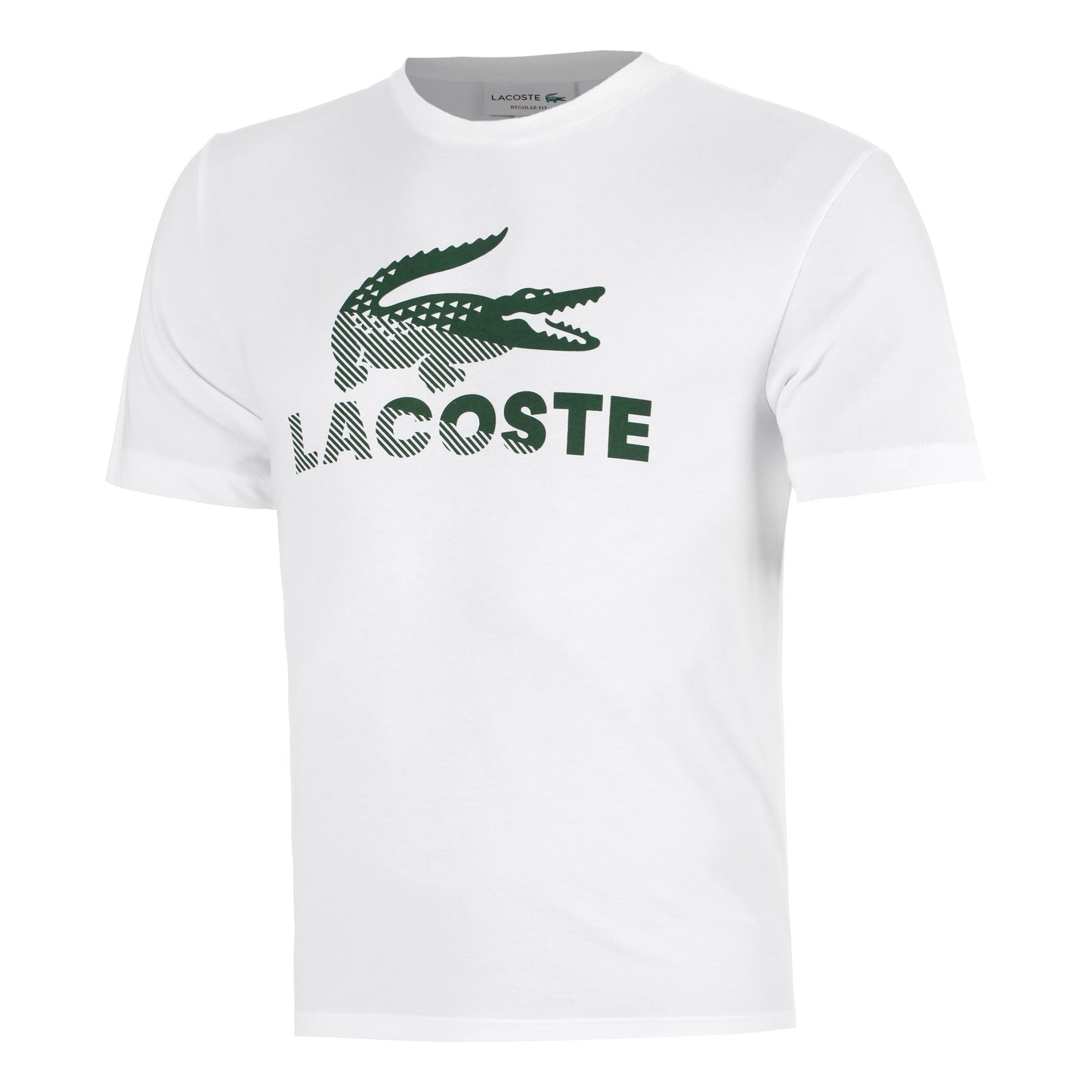 Lacoste Camiseta de manga corta Hombres - blanco, verde