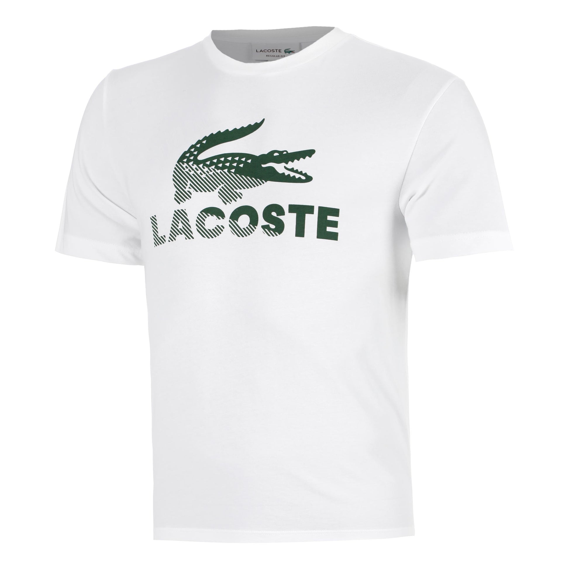Lacoste Camiseta de manga corta Hombres - blanco, verde