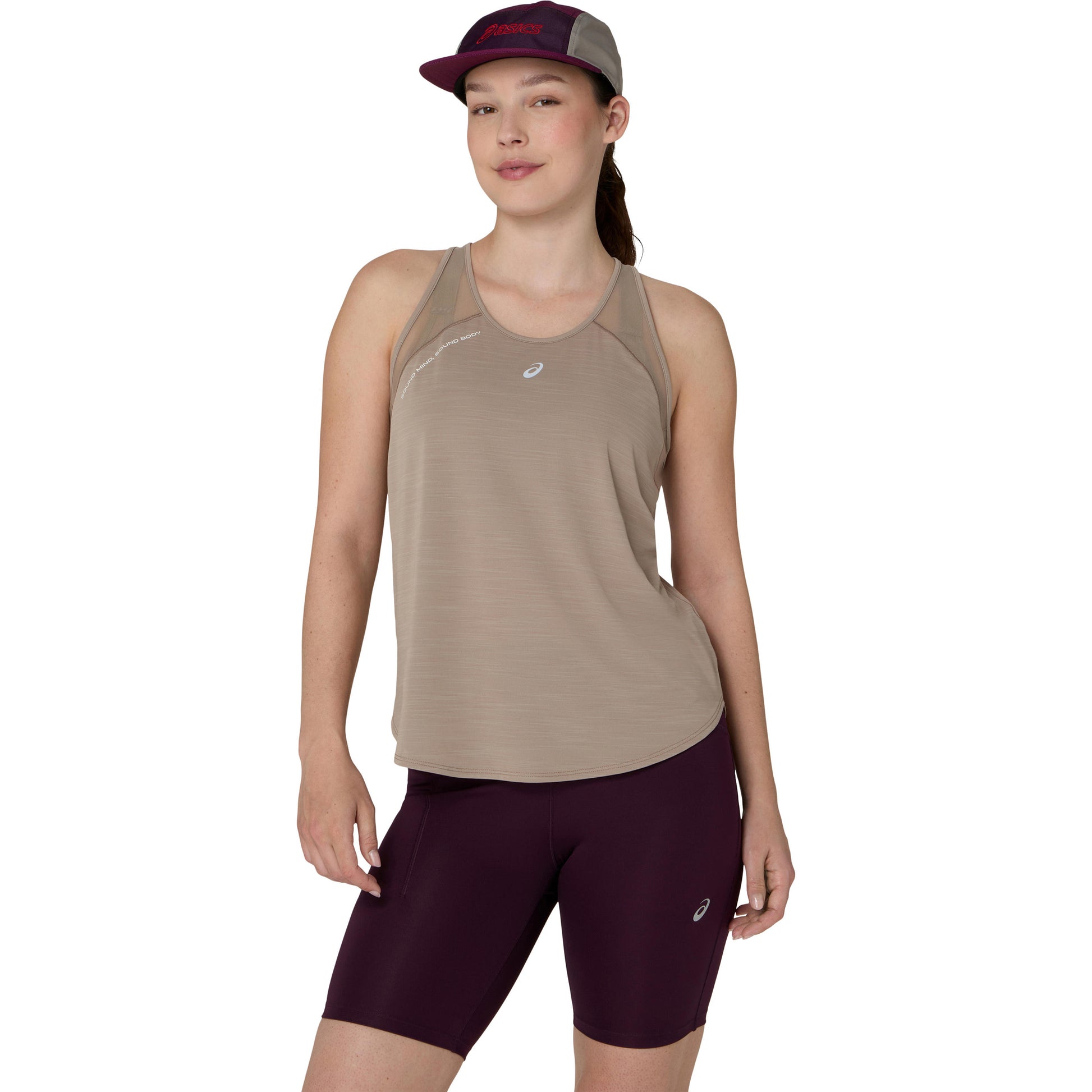 ASICS Road  Camiseta de running Mujeres - beige, crema