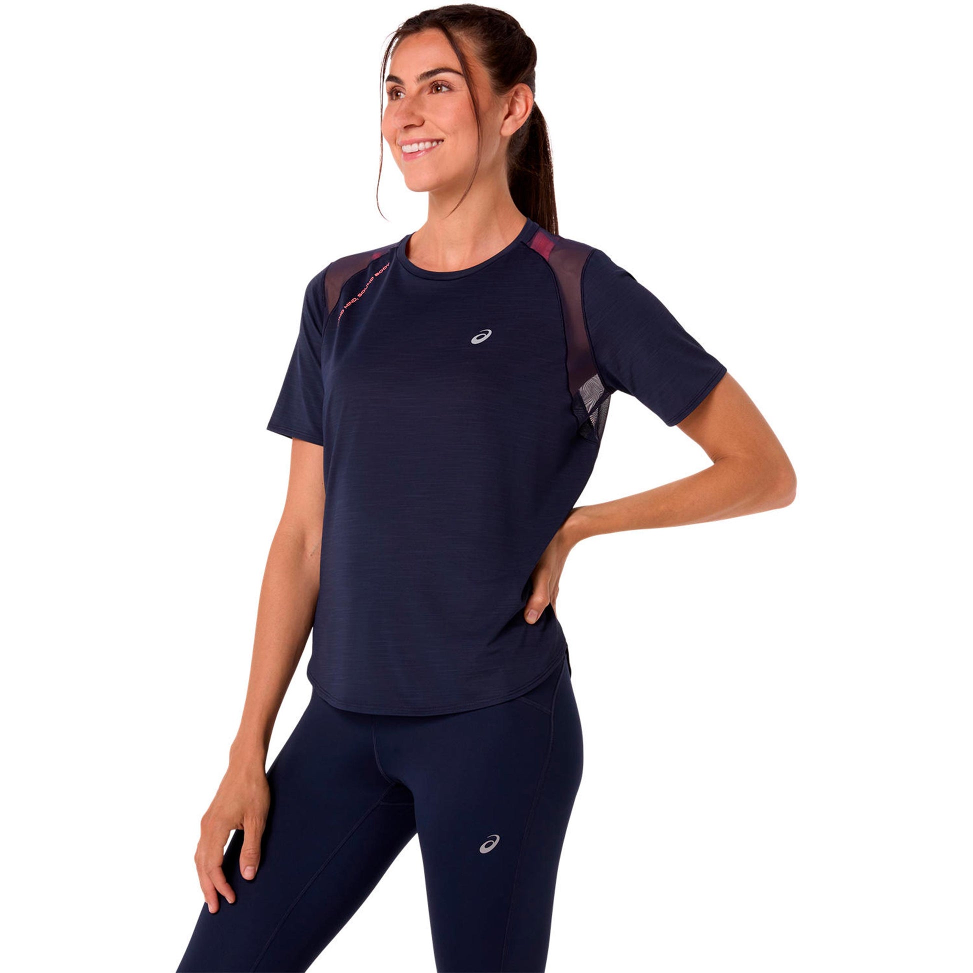 ASICS Road  Camiseta de running Mujeres - azul oscuro