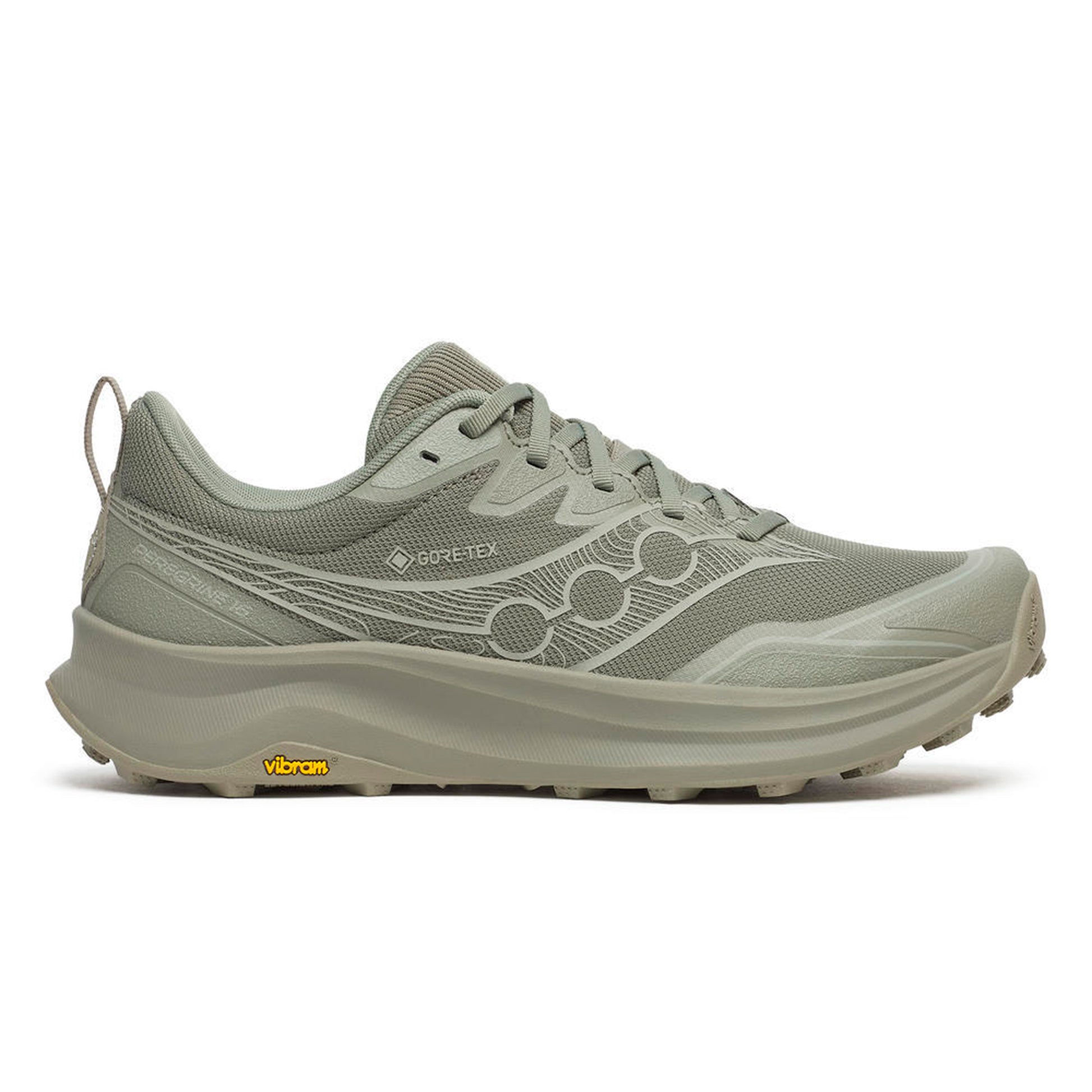 Saucony Peregrine 16 GTX Zapatilla trail Hombres - oliva, caqui