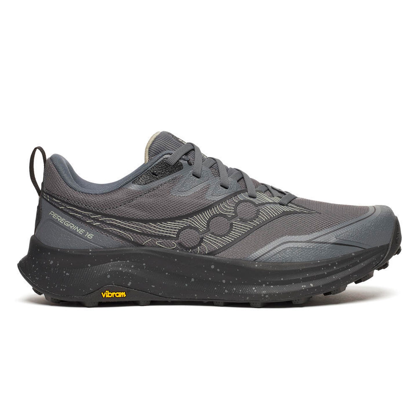 Saucony Peregrine 16 Zapatilla trail Hombres-gris, negro