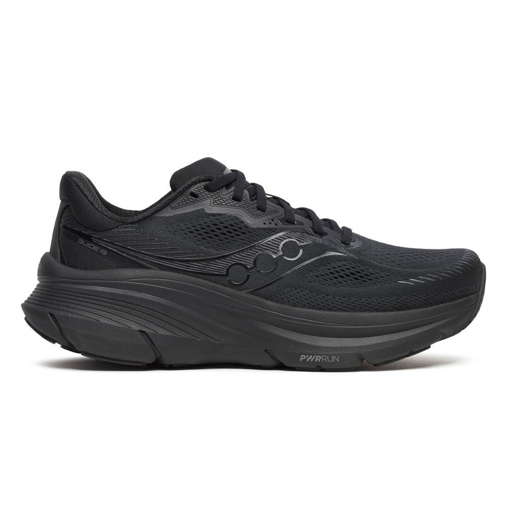 Saucony Guide 19 Zapatilla de estabilidad Hombres-negro, negro