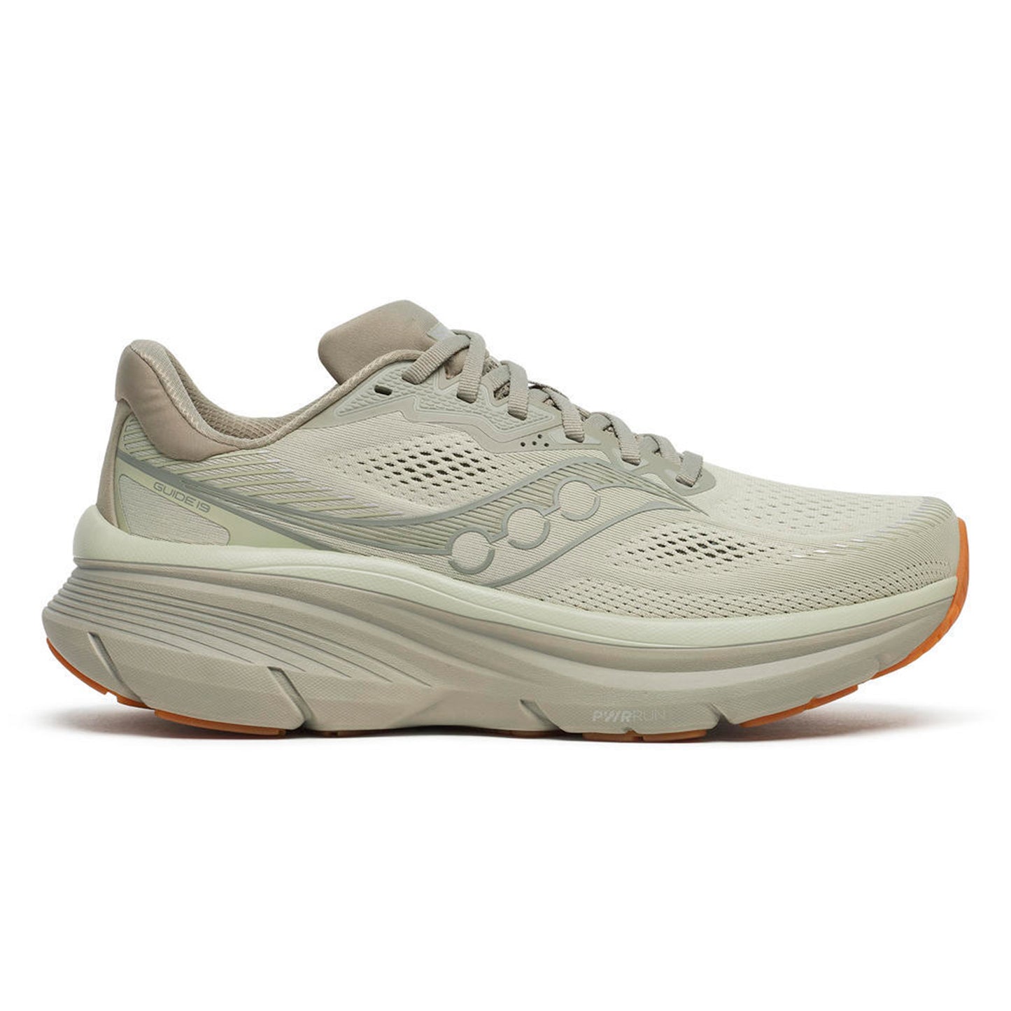 Saucony Guide 19 Zapatilla de estabilidad Hombres-oliva, gris claro