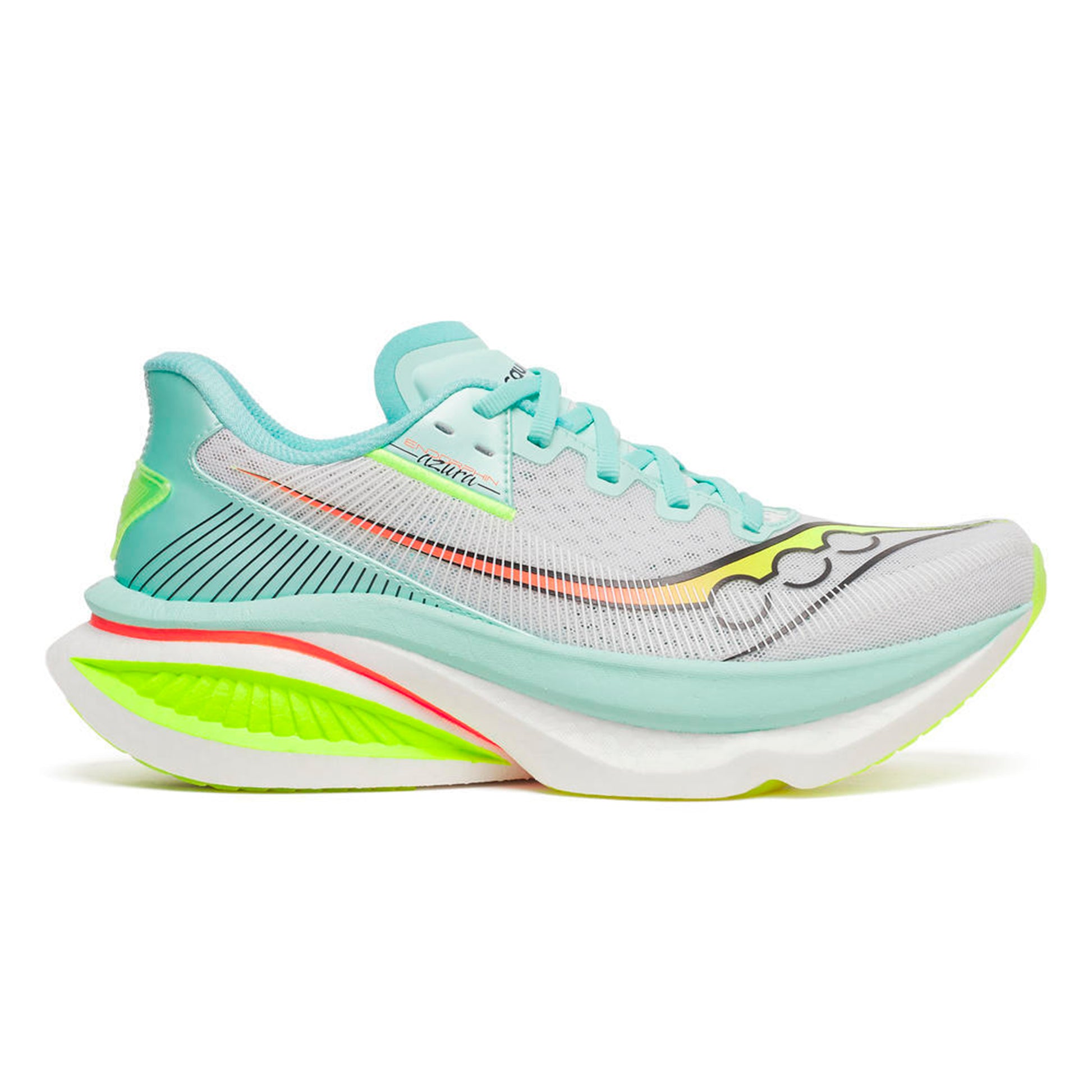 Saucony Endorphin Azura Zapatilla neutral Mujeres-blanco, turquesa