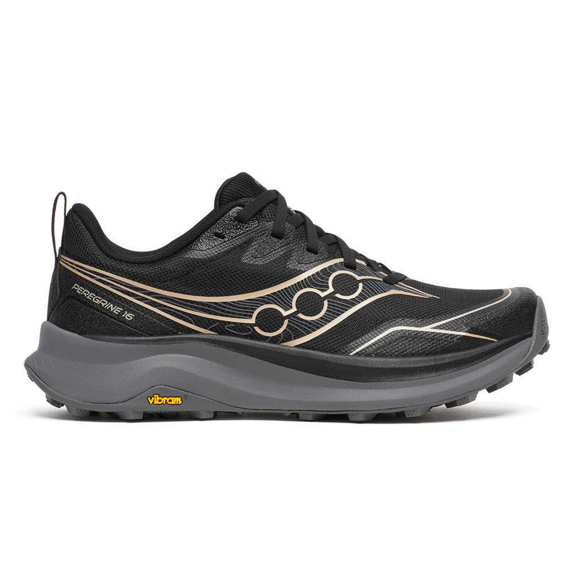 Saucony Peregrine 16 Zapatilla trail Mujeres-negro, gris