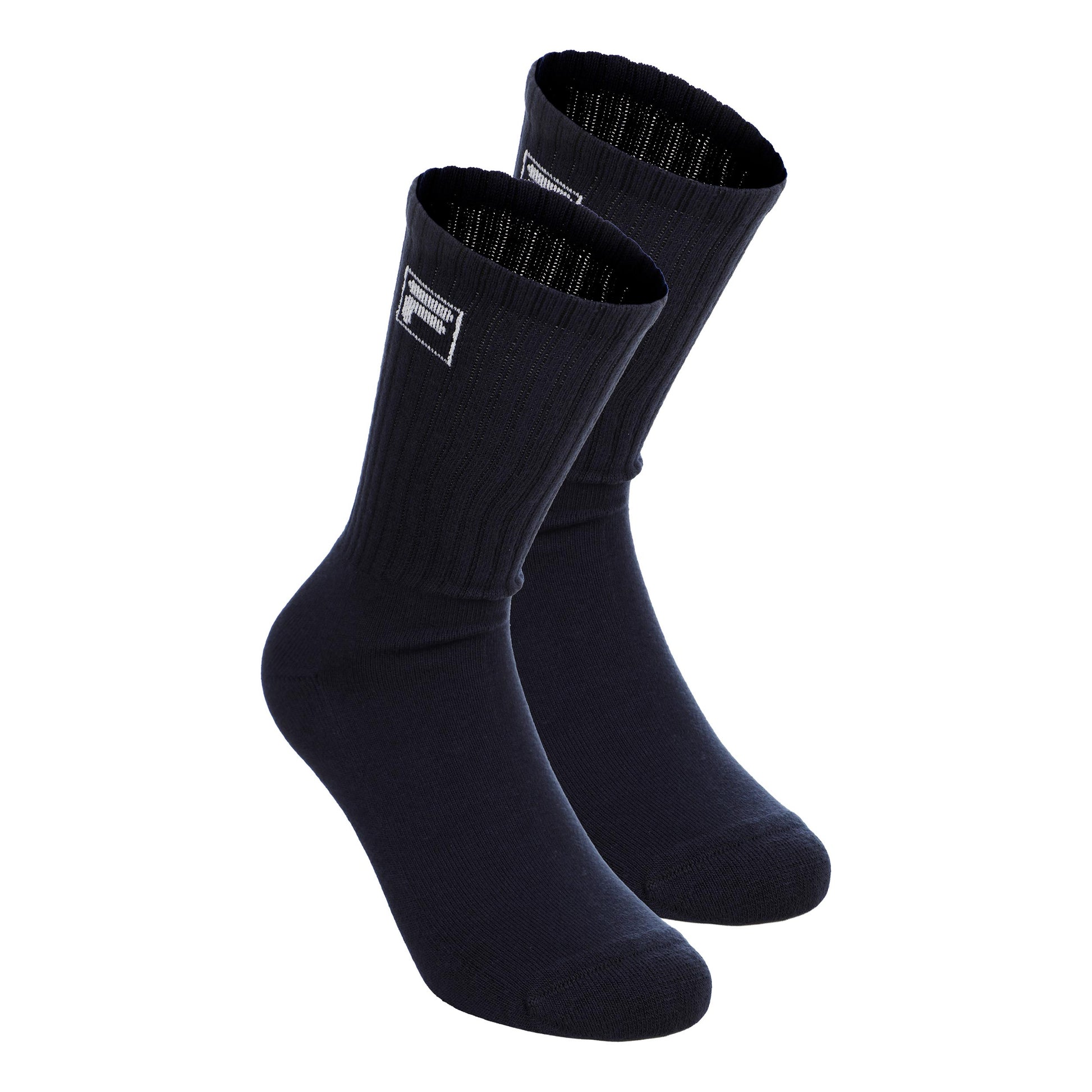 Fila F-BOX PREMIUM CREW 2P Calcetines de tenis Unisex-azul oscuro
