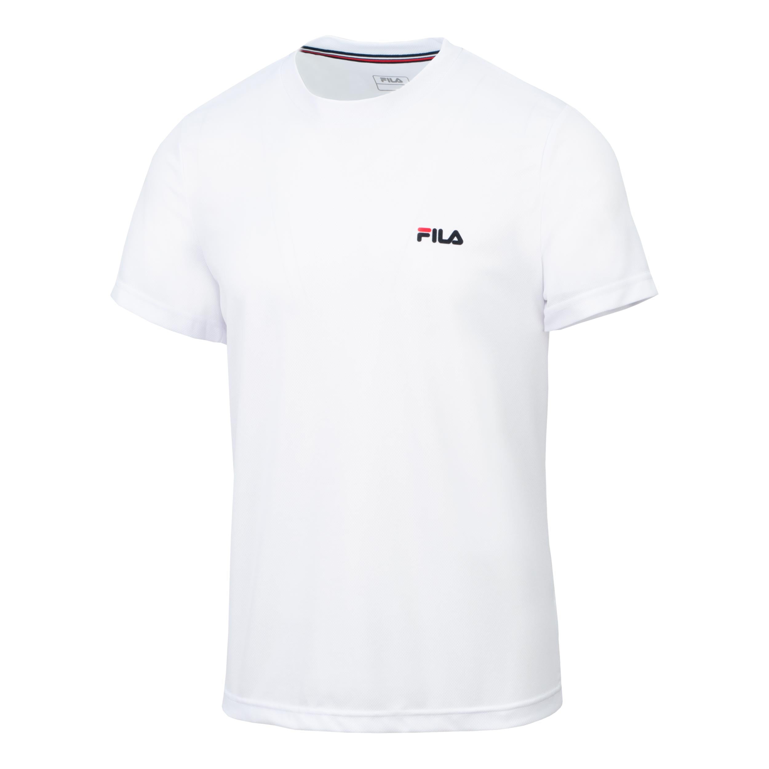 Fila Logo small 2 Camiseta de manga corta Hombres-blanco