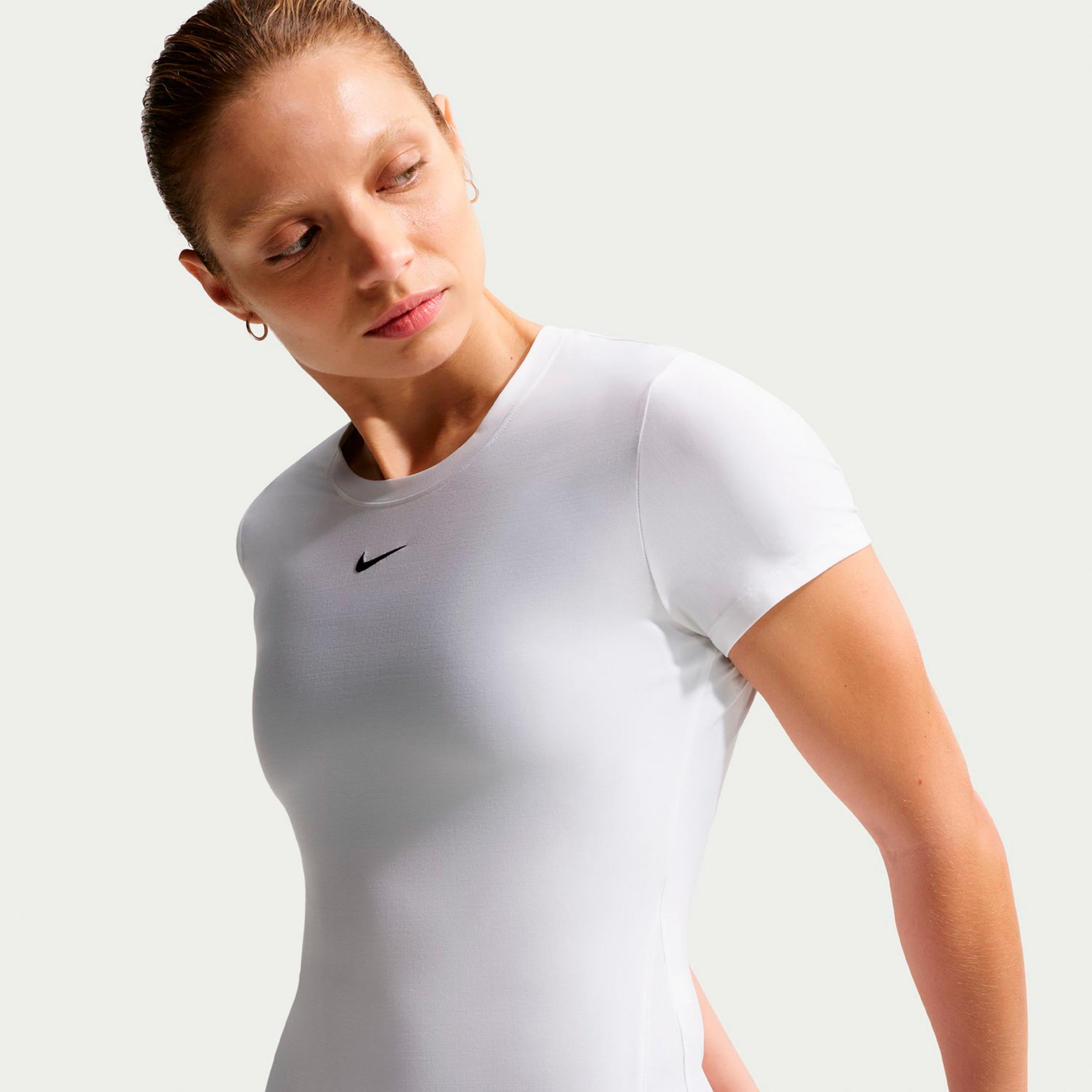 Nike Dri-Fit Victory  Camiseta de manga corta Mujeres - blanco, negro