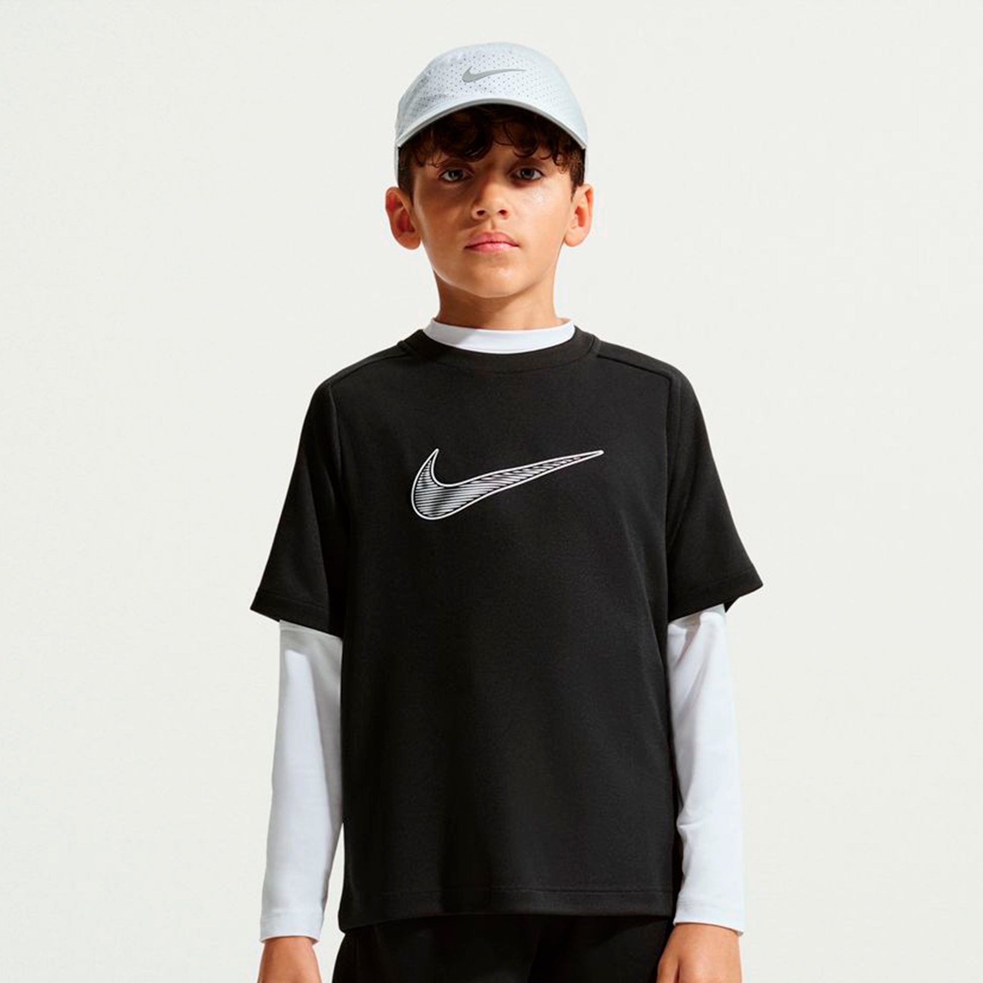 Nike Dri-Fit Multi  Camiseta de manga corta Chicos-negro