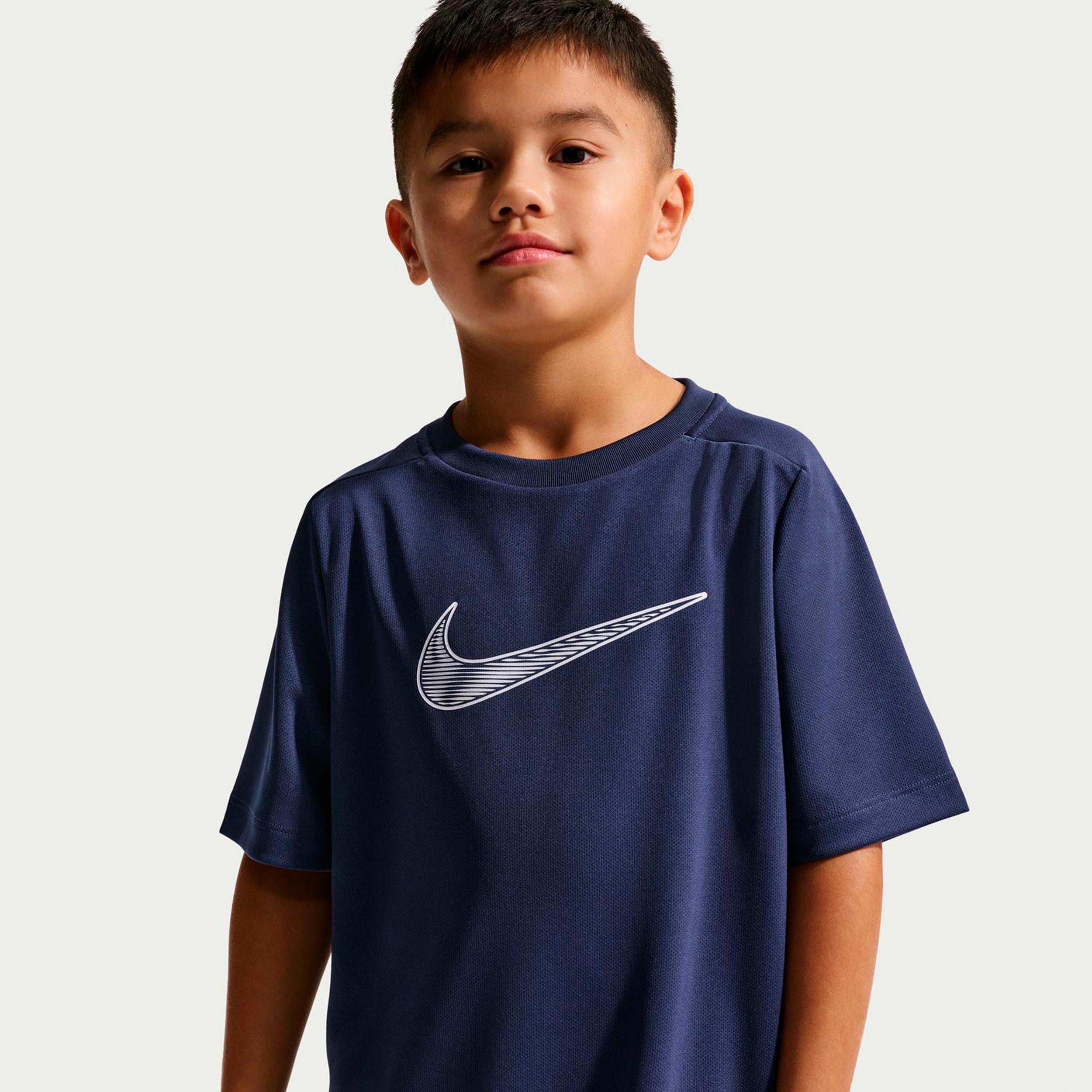 Nike Dri-Fit Multi  Camiseta de manga corta Chicos - azul oscuro