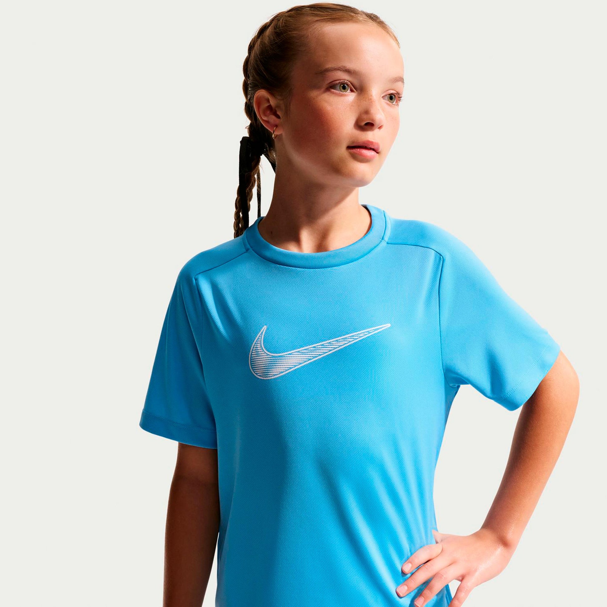 Nike Dri-Fit Multi  Camiseta de manga corta Niños - azul claro, azul claro