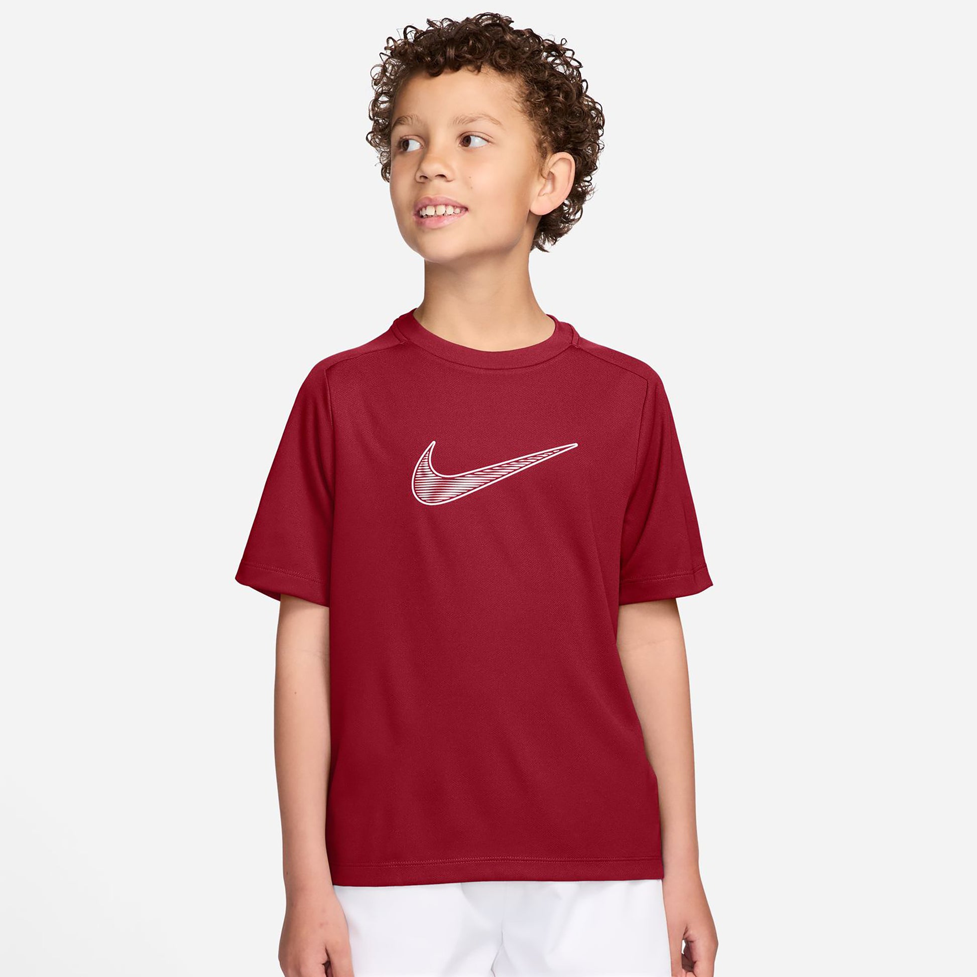 Nike Dri-Fit Multi  Camiseta de manga corta Niños - rojo