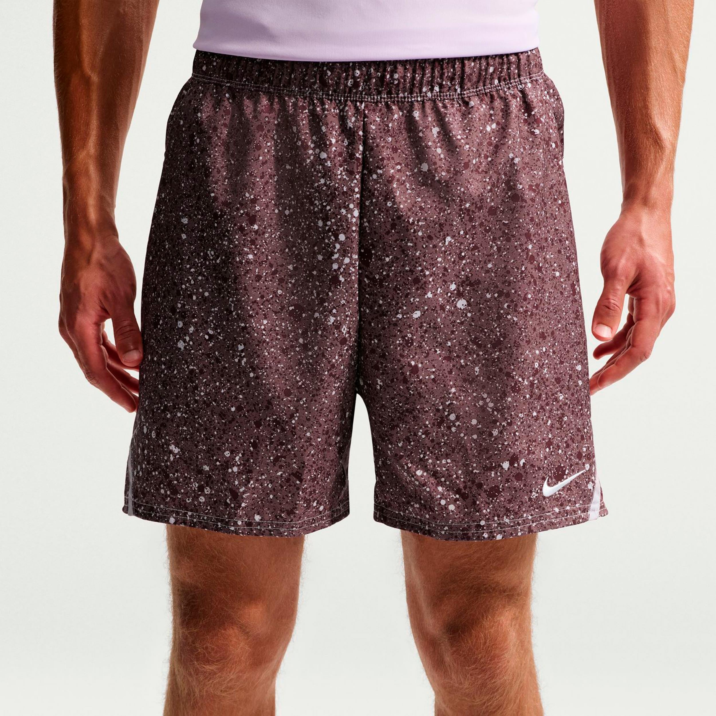 Nike Court Dri-Fit Victory 7in Shorts Hombres - malva, multicolor