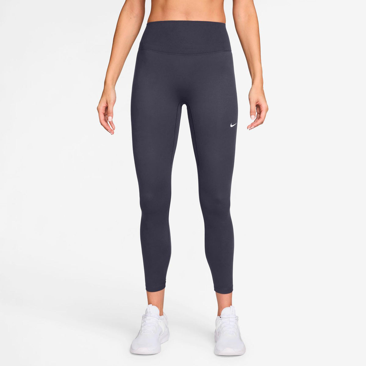 Nike Dri-Fit One High Rise 7/8 Malla Mujeres - gris oscuro